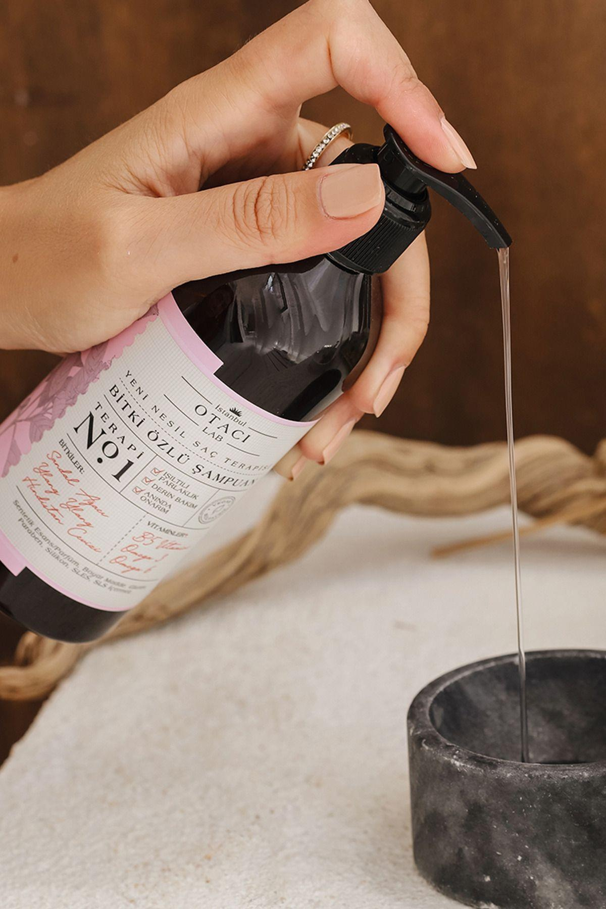OtacıLab Terapi No:1 Parlaklık Verici Bitki Özlü Şampuan 250 Ml