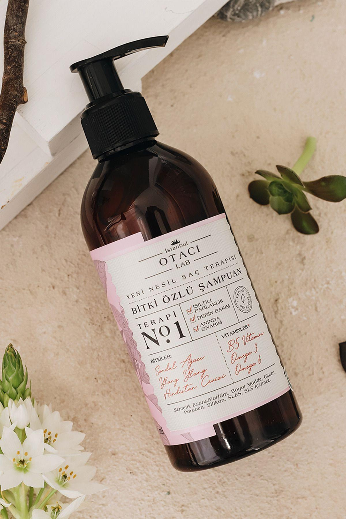 OtacıLab Terapi No:1 Parlaklık Verici Bitki Özlü Şampuan 250 Ml