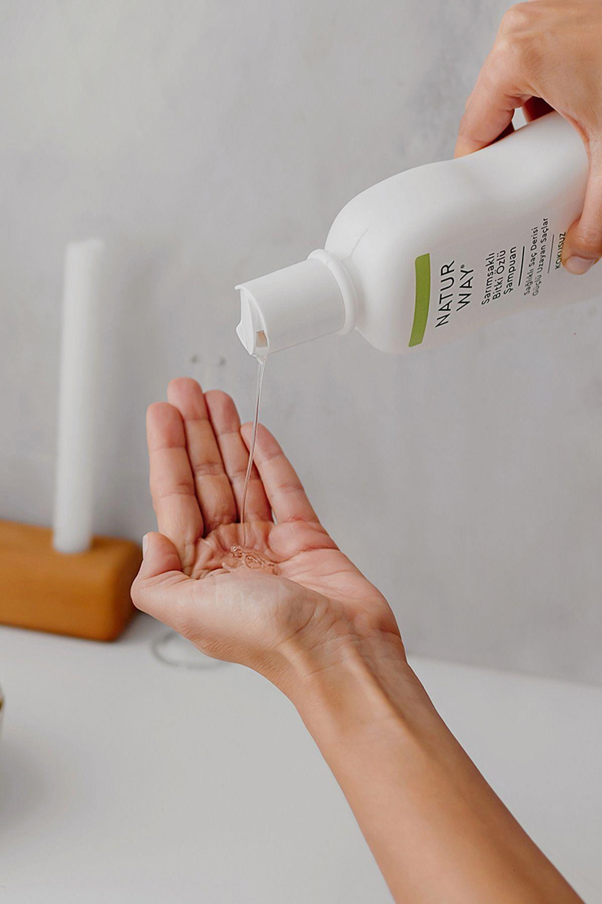 OtacıNaturway Sarımsaklı Bitki Özlü Kokusuz Şampuan 500 ml
