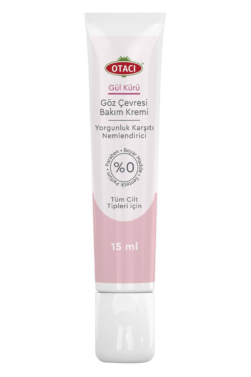 OtacıOtacı Gül Kürü Yorgunluk Karşıtı Nemlendirici Göz Çevresi Bakım KremiOtacı Gül Kürü Göz Kremi 15ml | Doğal Nemlendirici Bakım