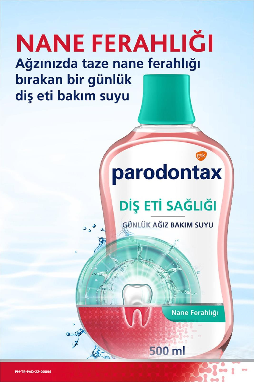 ParodontaxParodontax Günlük Diş Eti Bakımı Ağız Çalkalama Suyu Nane Ferahlığı 500 mlParodontax Günlük Diş Eti Bakımı Ağız Çalkalama Suyu Nane Ferahlığı 500 ml Fiyatı ve Özellikleri | Mutlufiyatlar