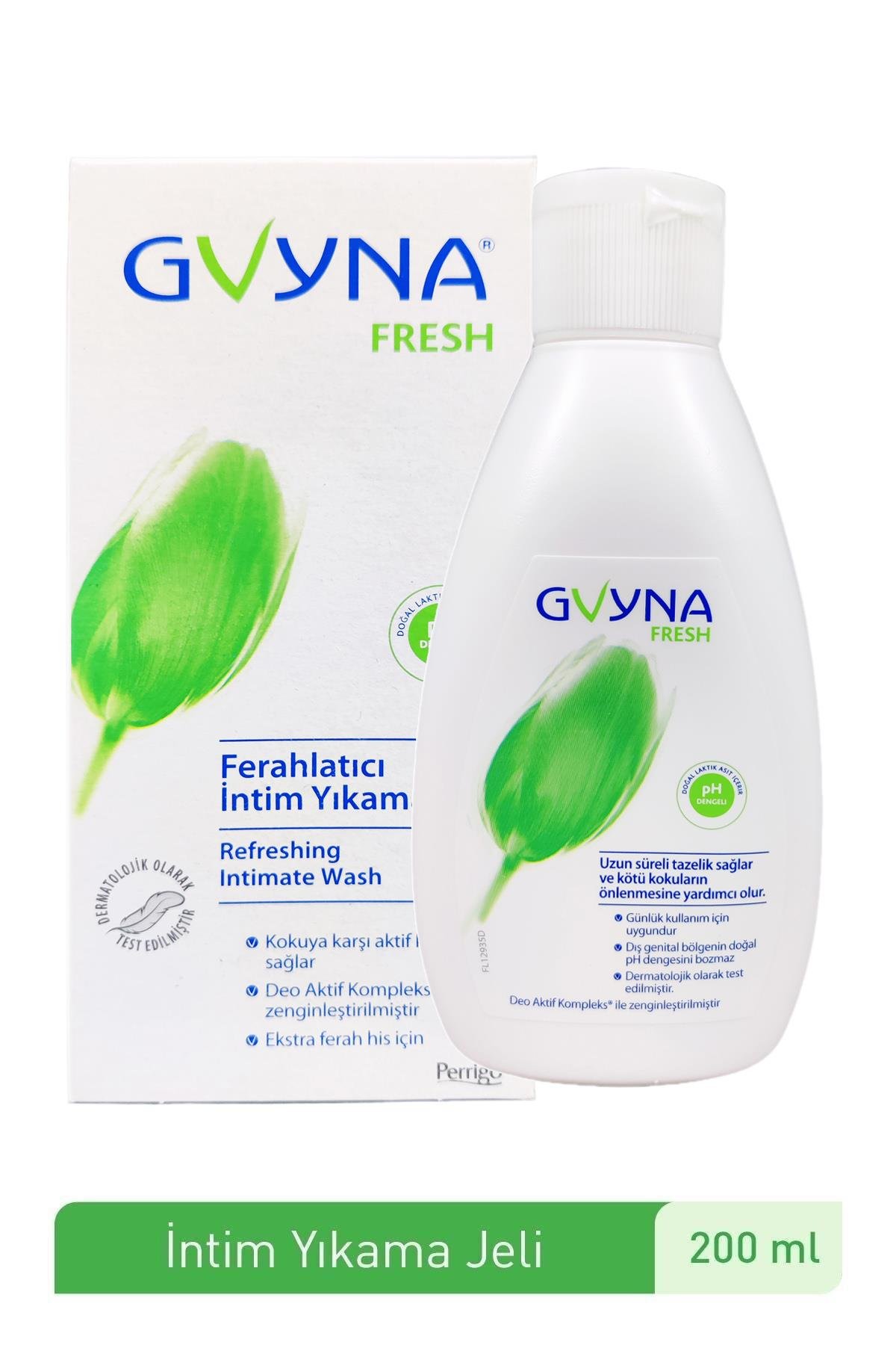 PerrigoGvyna İntim Yıkama Fresh 200 ml 2'liGvyna Pharma İntim Yıkama Fresh 200 ml Fiyatı ve Özellikleri | Mutlufiyatlar