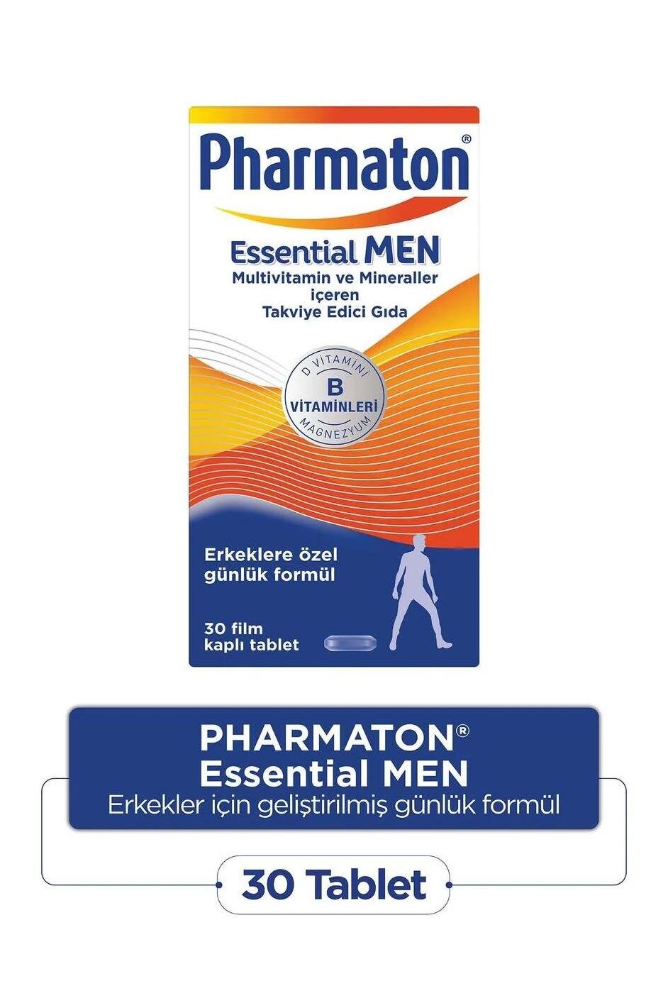 PharmatonPharmaton Essential Men 30 TabletPharmaton Essential Men 30 Kapsül Fiyatı ve Özellikleri | Mutlufiyatlar