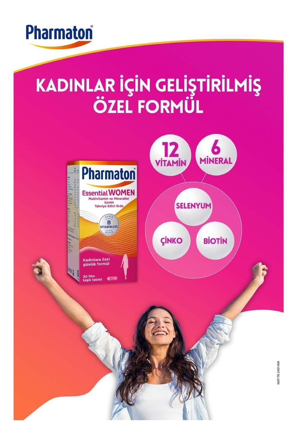 PharmatonPharmaton Essential Women 30 TabletPharmaton Essential Women 30 Kapsül Fiyatı ve Özellikleri | Mutlufiyatlar