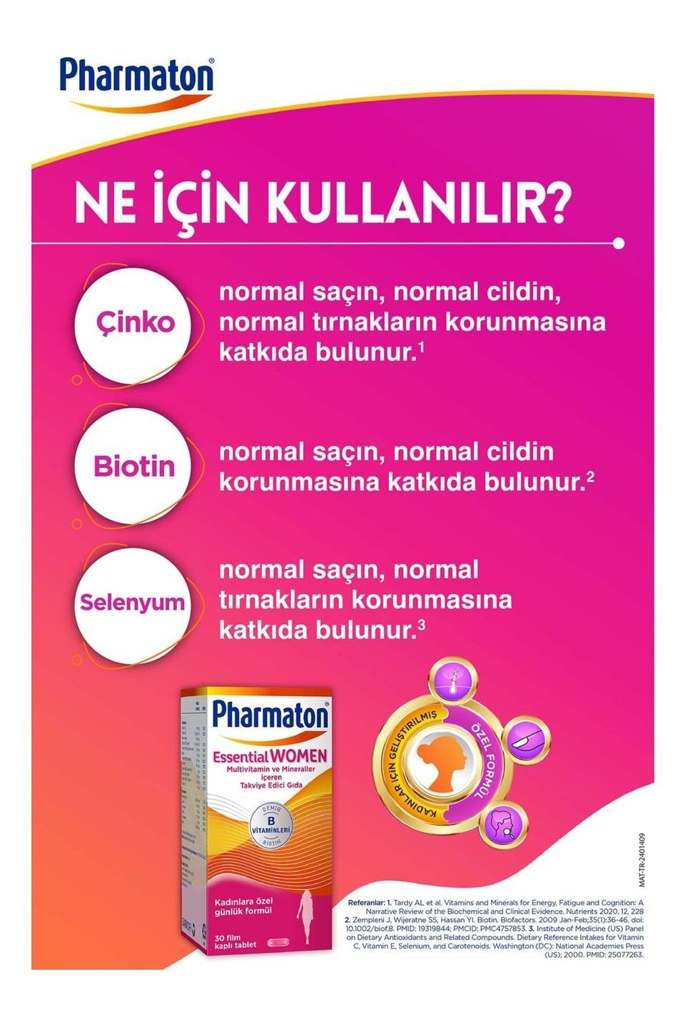 PharmatonPharmaton Essential Women 30 TabletPharmaton Essential Women 30 Kapsül Fiyatı ve Özellikleri | Mutlufiyatlar