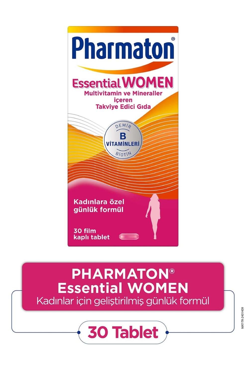 PharmatonPharmaton Essential Women 30 TabletPharmaton Essential Women 30 Kapsül Fiyatı ve Özellikleri | Mutlufiyatlar