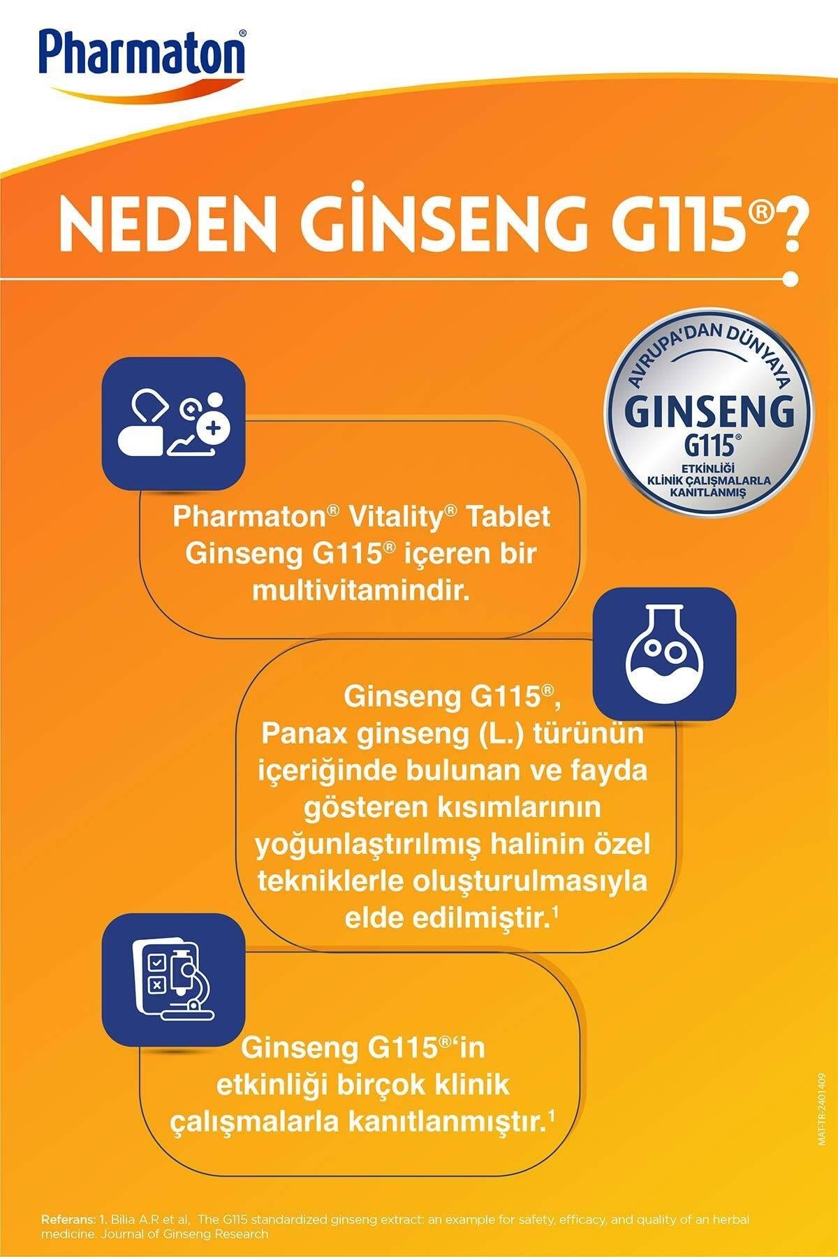 PharmatonPharmaton Vitality 100 TabletPharmaton Vitality 100 Tablet Fiyatı ve Özellikleri | Mutlufiyatlar