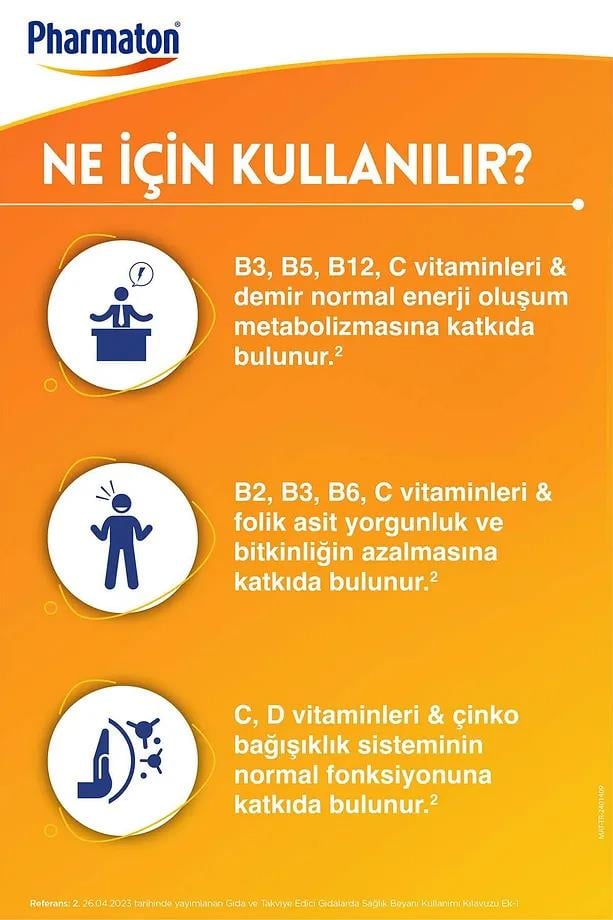 PharmatonPharmaton Vitality 30 Tablet Ginseng G115, Multivitamin ve MinerallerPharmaton Vitality 30 Tablet Fiyatı ve Özellikleri | Mutlufiyatlar