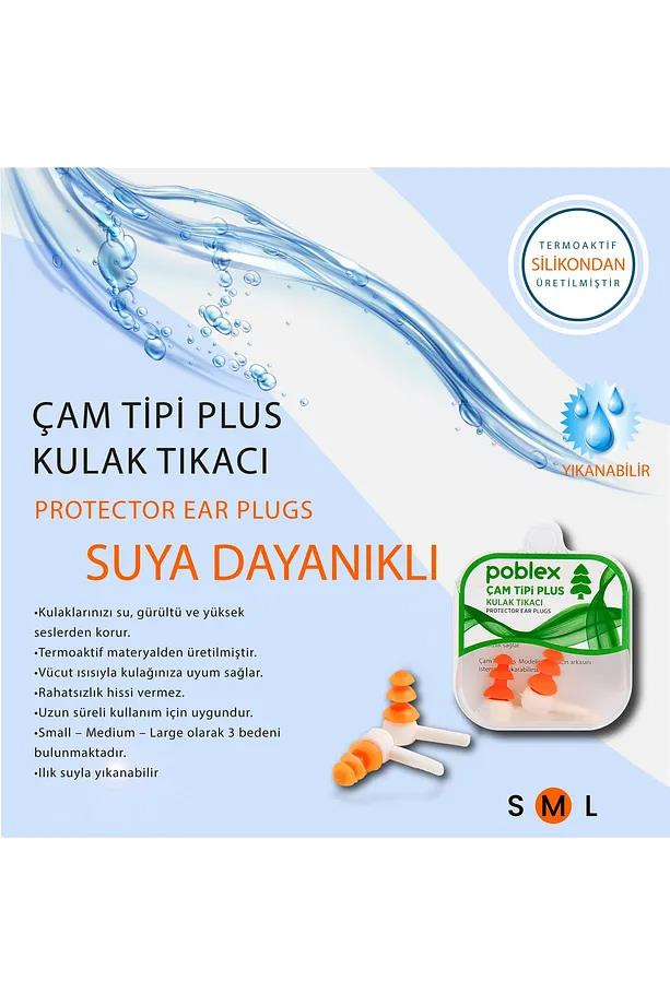 PoblexPoblex Çam Tipi Plus Kulak Tıkacı Medium BedenPoblex Çam Tipi Plus Medium Kulak Tıkacı | Orijinal ve Güvenilir Ürün - Hızlı Kargo