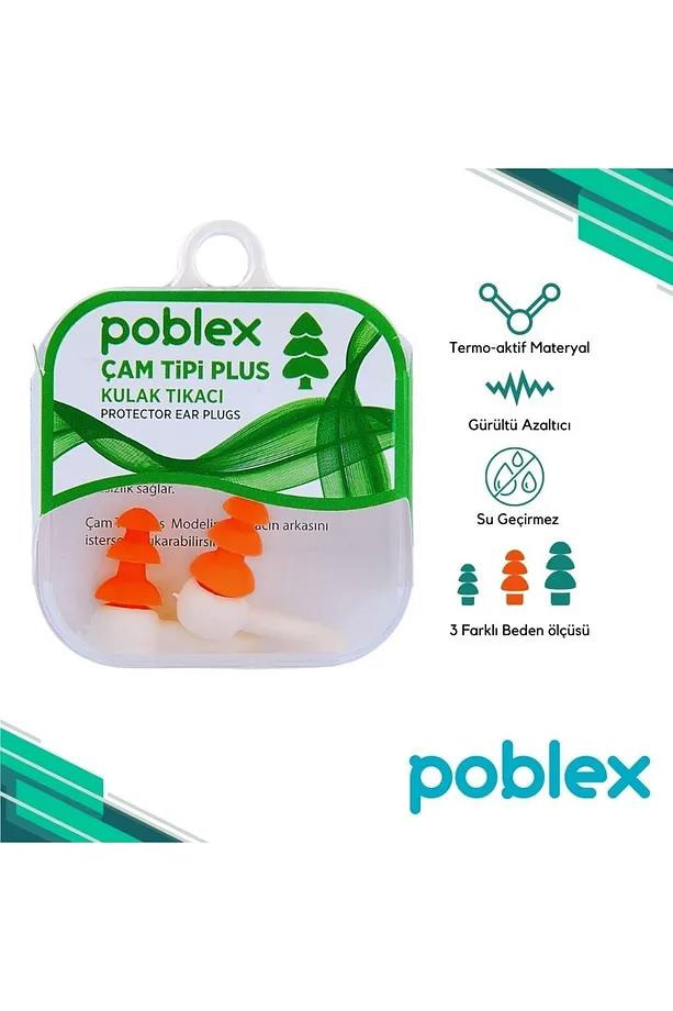 PoblexPoblex Çam Tipi Plus Kulak Tıkacı Medium BedenPoblex Çam Tipi Plus Medium Kulak Tıkacı | Orijinal ve Güvenilir Ürün - Hızlı Kargo