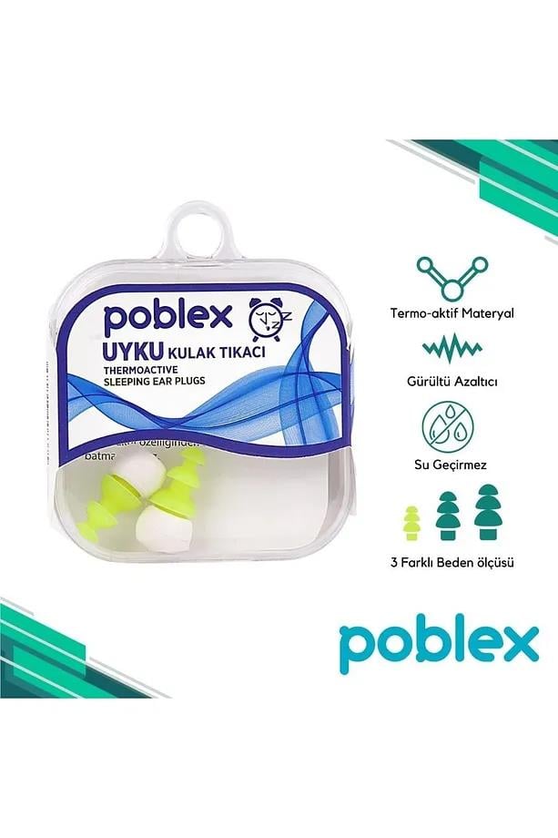 PoblexPoblex Uyku Kulak Tıkacı Small BedenPoblex Uyku Ve Seyahat Kulak Tıkacı Small | Orijinal ve Güvenilir Ürün - Hızlı Kargo