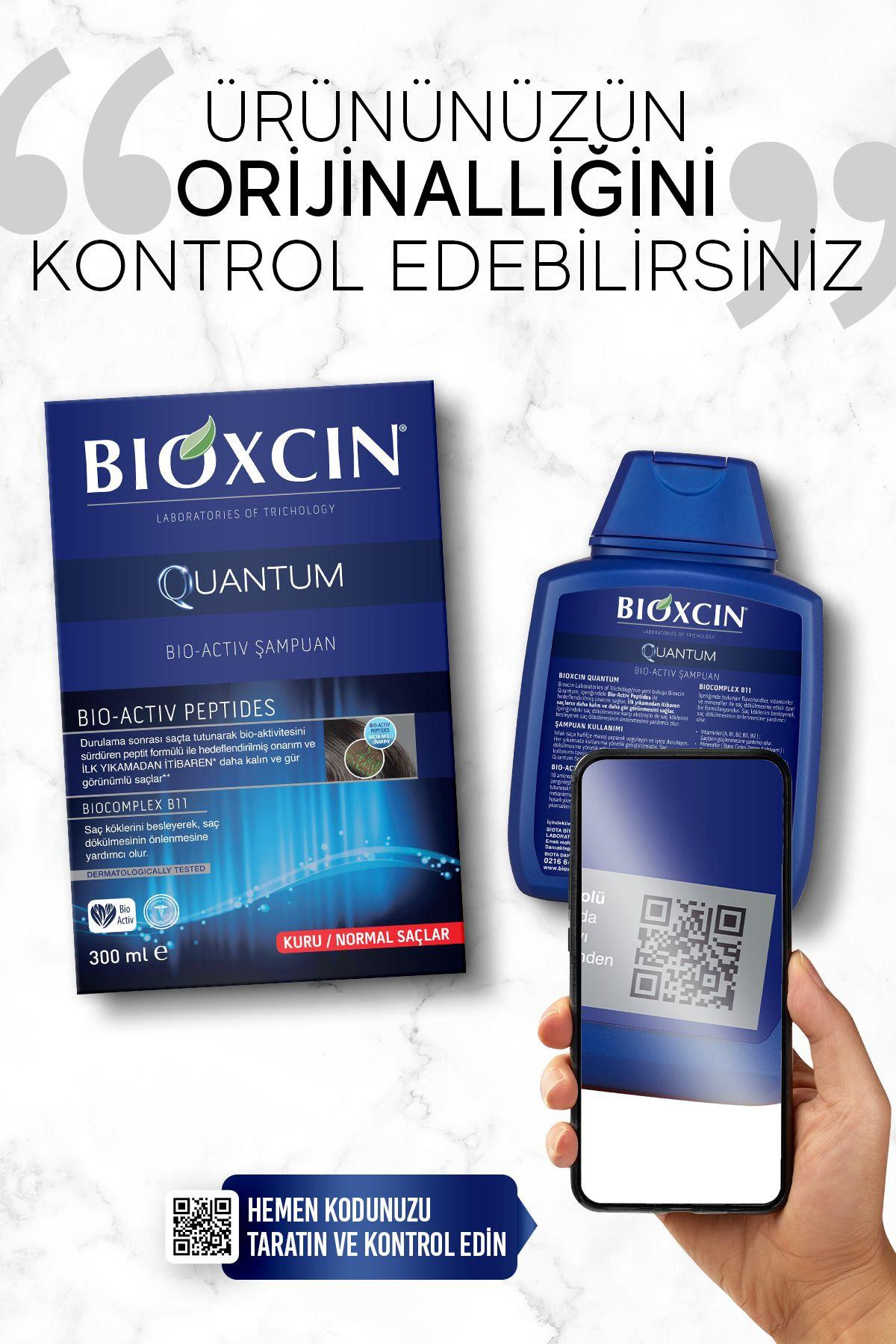 Quantum Kuru ve Normal Saçlar İçin 300ml 3 AL 2 ÖDE - İnce Telli Saçlar İçin Dökülme Karşıtı Şampuan