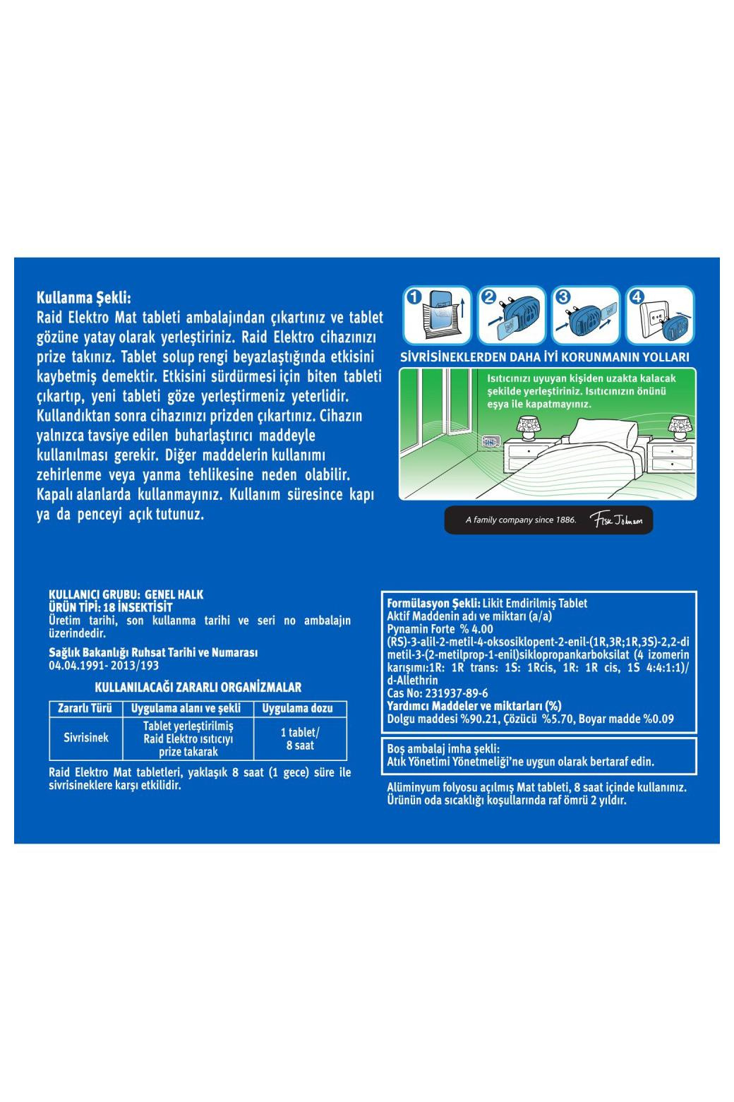 RaidRaid Elektromat Isıtıcı (10 Mat Bedava) Raid Elektromat Isıtıcı + 10 Mat Bedava Fiyatı ve Özellikleri | Mutlufiyatlar