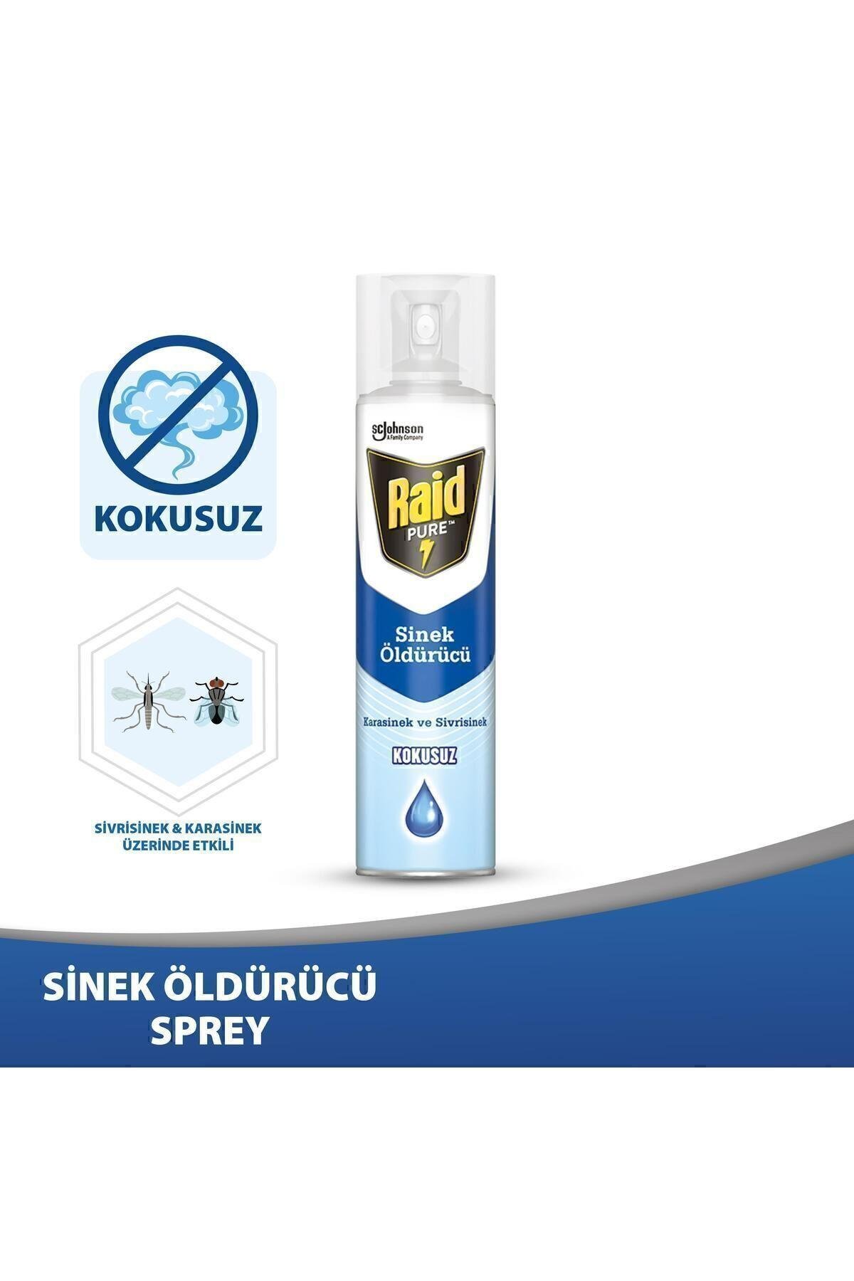 RaidRaid Pure Kokusuz Sinek Kovucu 300 mlRaid Pure Sinek Savar Kokusuz 300 ml Fiyatı ve Özellikleri | Mutlufiyatlar