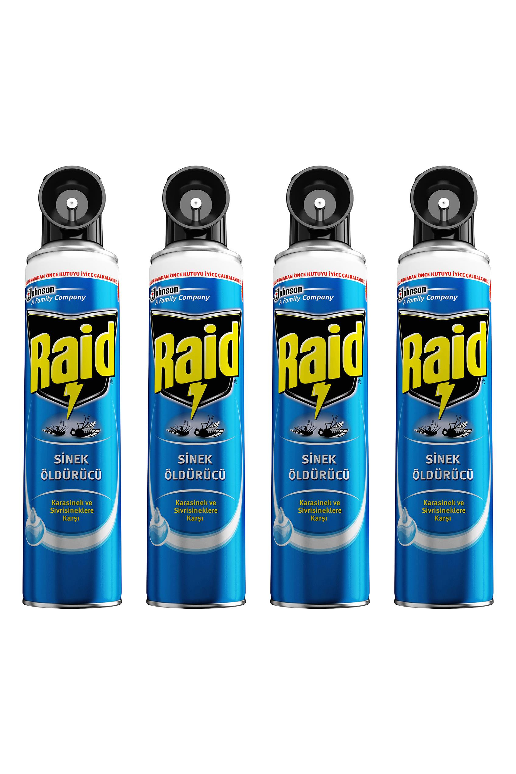 RaidRaid Sinek Kovucu 2 in 1 300ml 4'lüRaid Sineksavar 2İn1 300Ml Fiyatı ve Özellikleri | Mutlufiyatlar