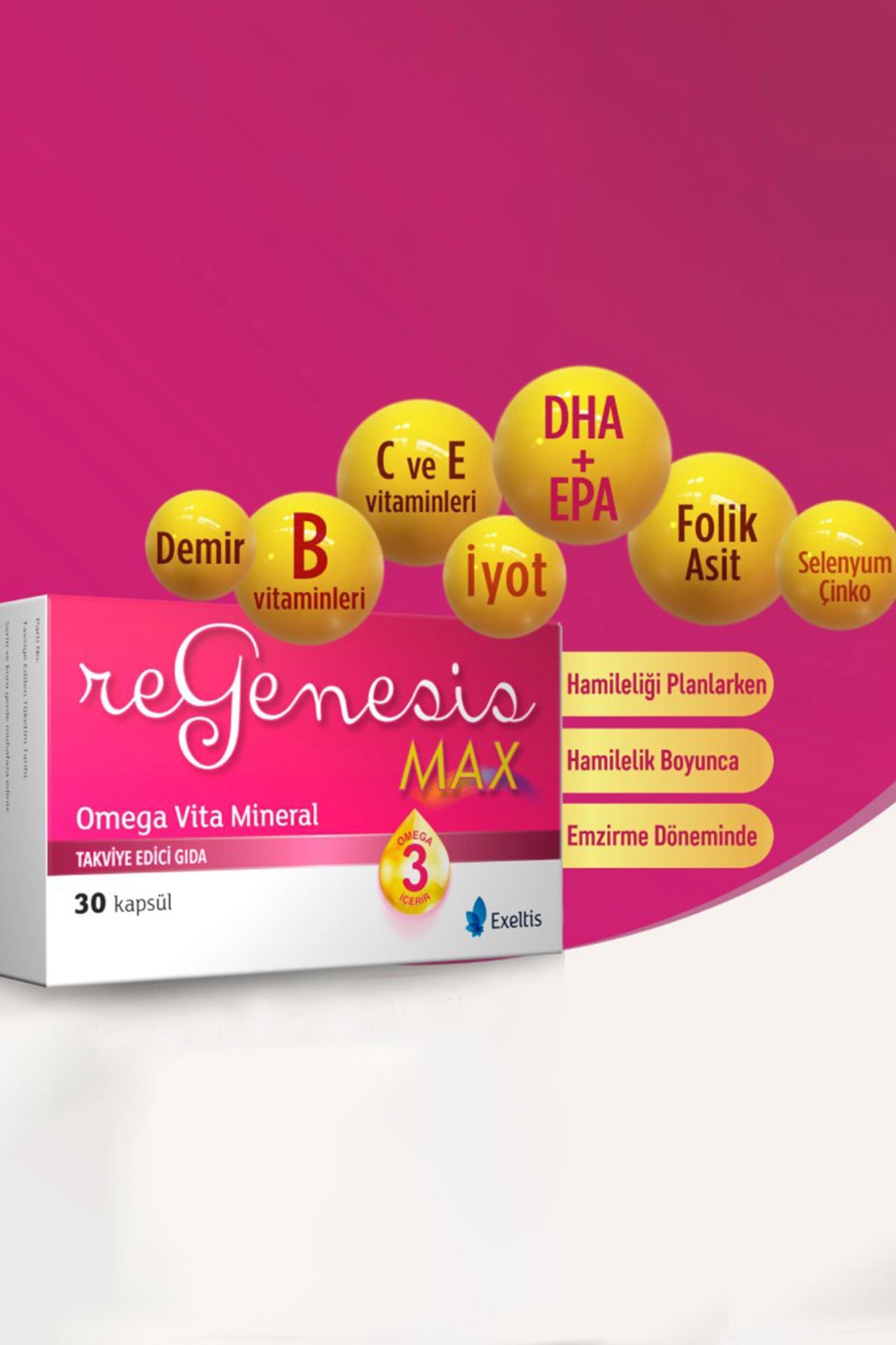 Regenesis  Regenesis Max 30 KapsülRegenesis MAX 30 Kapsül Fiyatı ve Özellikleri | Mutlufiyatlar