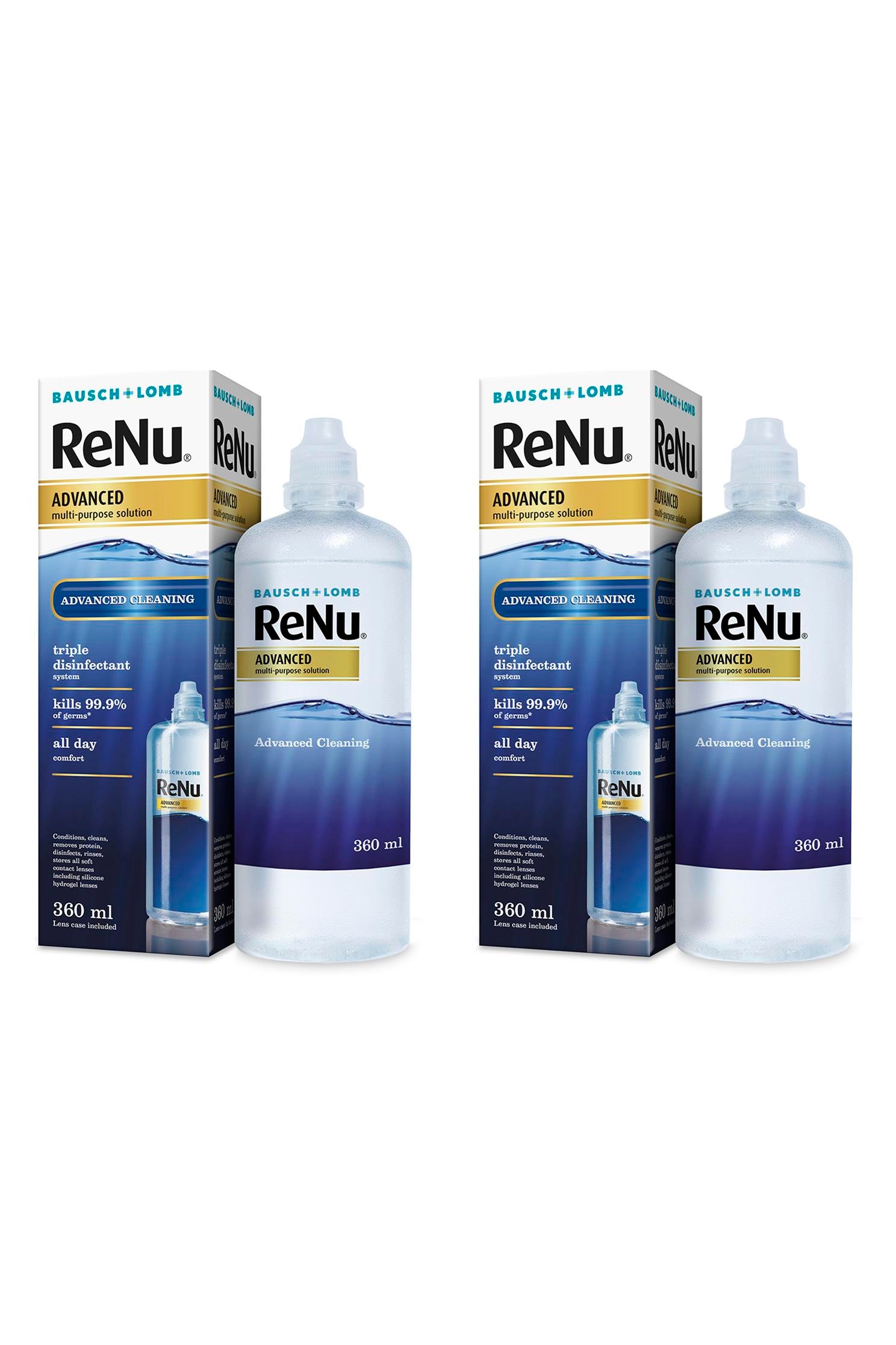 RenuBausch Lomb Renu Advanced Çok Amaçlı Lens Solüsyonu 360 ml 2'liRenu Advanced Çok Amaçlı Lens Solüsyonu 360 ml Fiyatı ve Özellikleri | Mutlufiyatlar