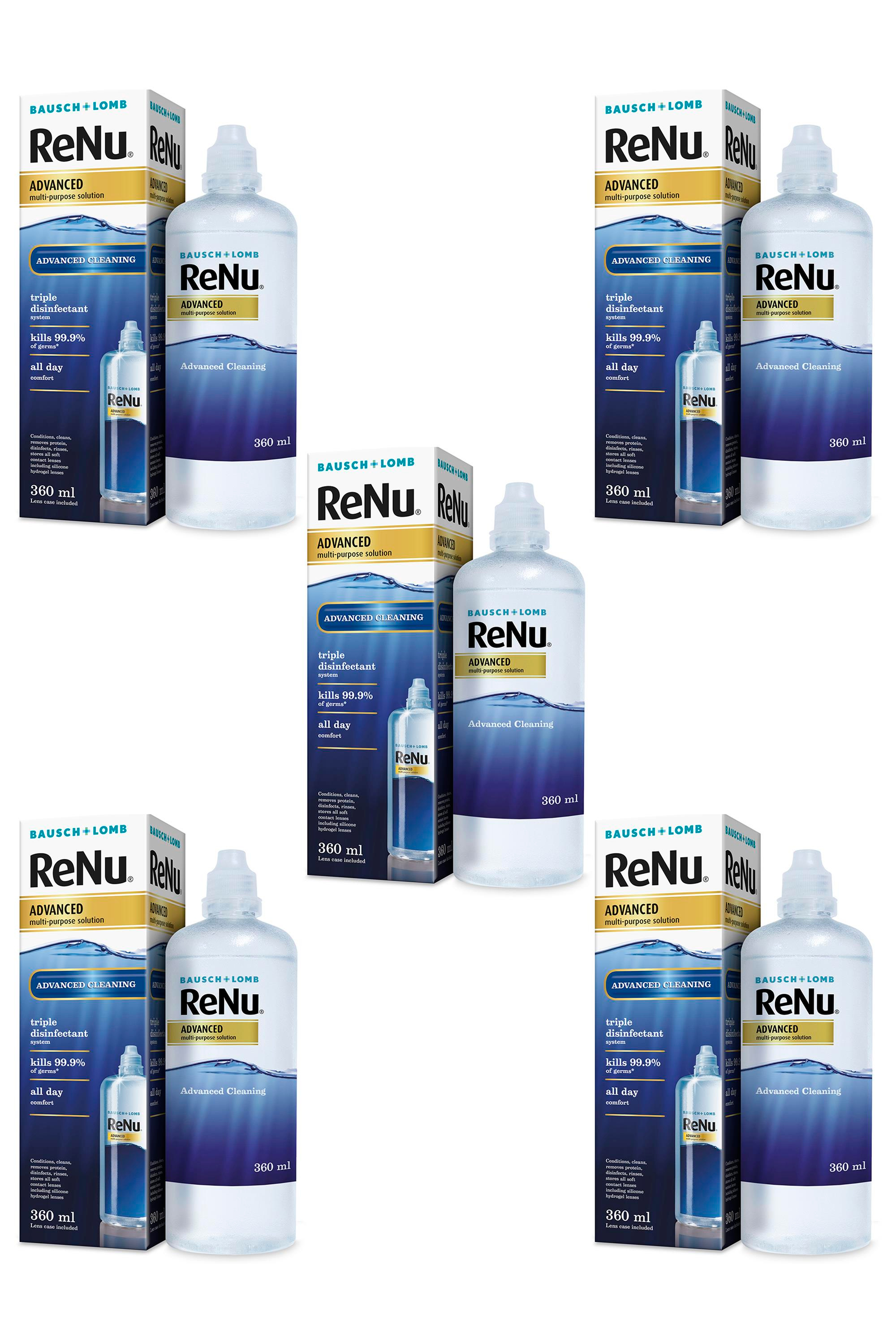 RenuBausch Lomb Renu Advanced Çok Amaçlı Lens Solüsyonu 360 ml 5'liRenu Advanced Çok Amaçlı Lens Solüsyonu 360 ml Fiyatı ve Özellikleri | Mutlufiyatlar