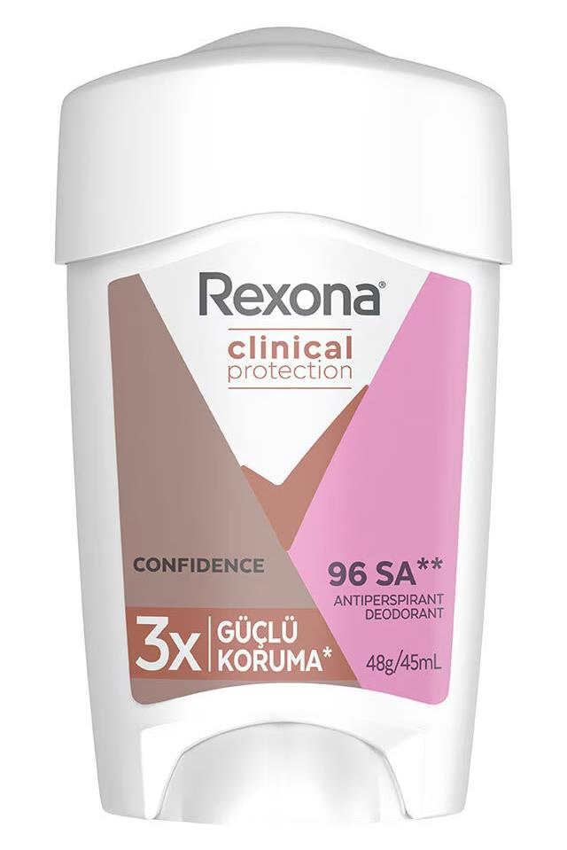RexonaRexona Clinical Protection Confidence Unisex Deodorant 45 mlRexona Clinical Protection Confidence Unisex 45 ml Fiyatı ve Özellikleri | Mutlufiyatlar