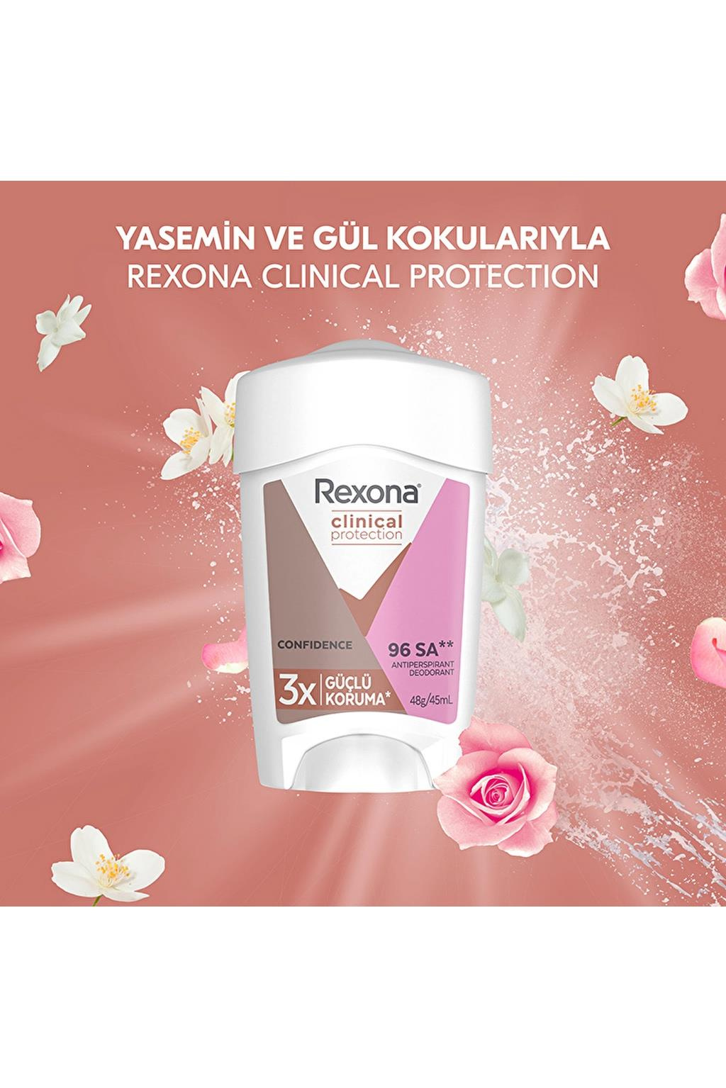RexonaRexona Clinical Protection Confidence Unisex Deodorant 45 mlRexona Clinical Protection Confidence Unisex 45 ml Fiyatı ve Özellikleri | Mutlufiyatlar