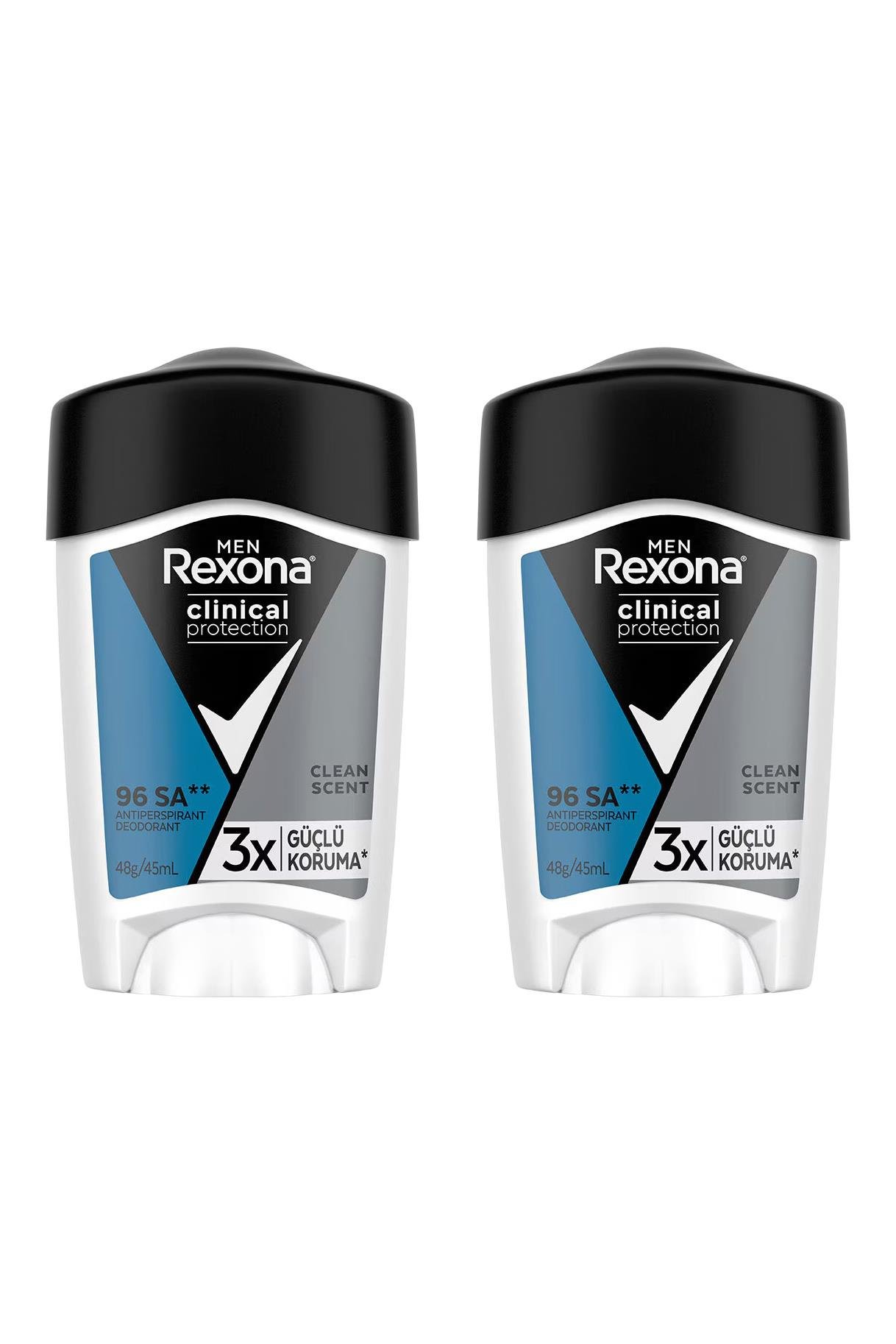 RexonaRexona Men Clinical Protection Clean Scent Deodorant 45 ml 2'liRexona Clinical Protection Clean Scent Men 45 ml Fiyatı ve Özellikleri | Mutlufiyatlar