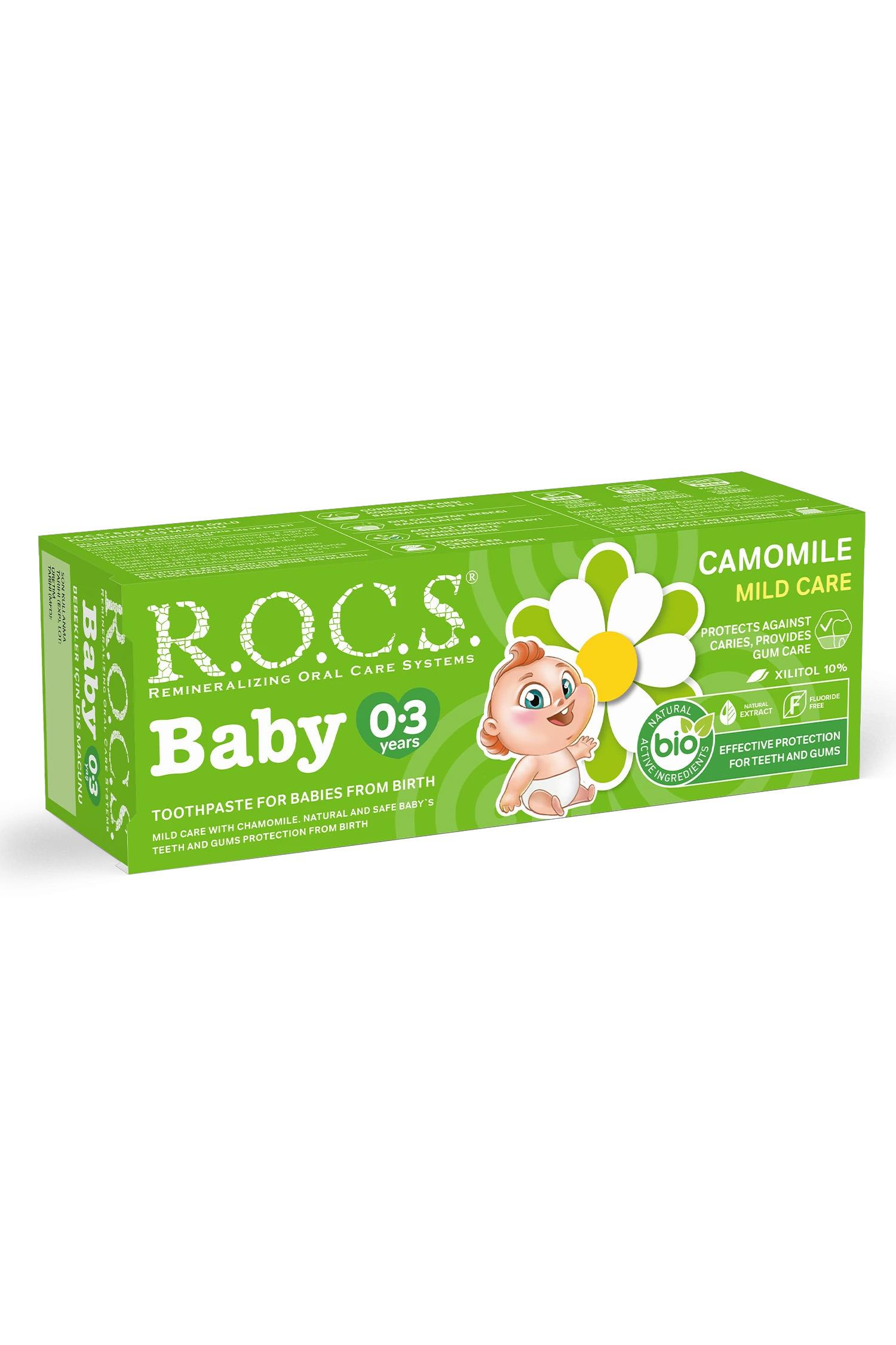 RocsRocs Baby Papatya Özlü Diş Macunu 0-3 YaşRocs Orijinal Ürün | Hızlı Kargo | Güvenli Alışveriş