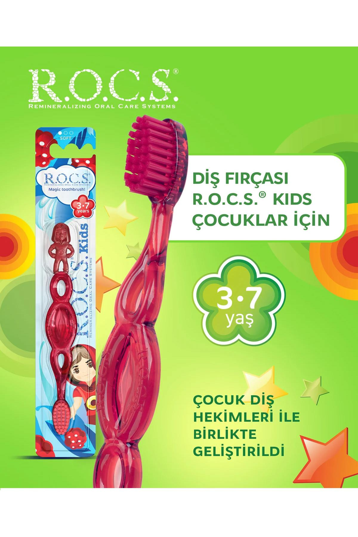RocsRocs Kids Ekstra Yumuşak Çocuk Diş Fırçası (3-7 YAŞ)Rocs Kids Ekstra Yumuşak Çocuk Diş Fırçası (3-7 YAŞ) Mavi | Orijinal ve Güvenilir Ürün - Hızlı Kargo