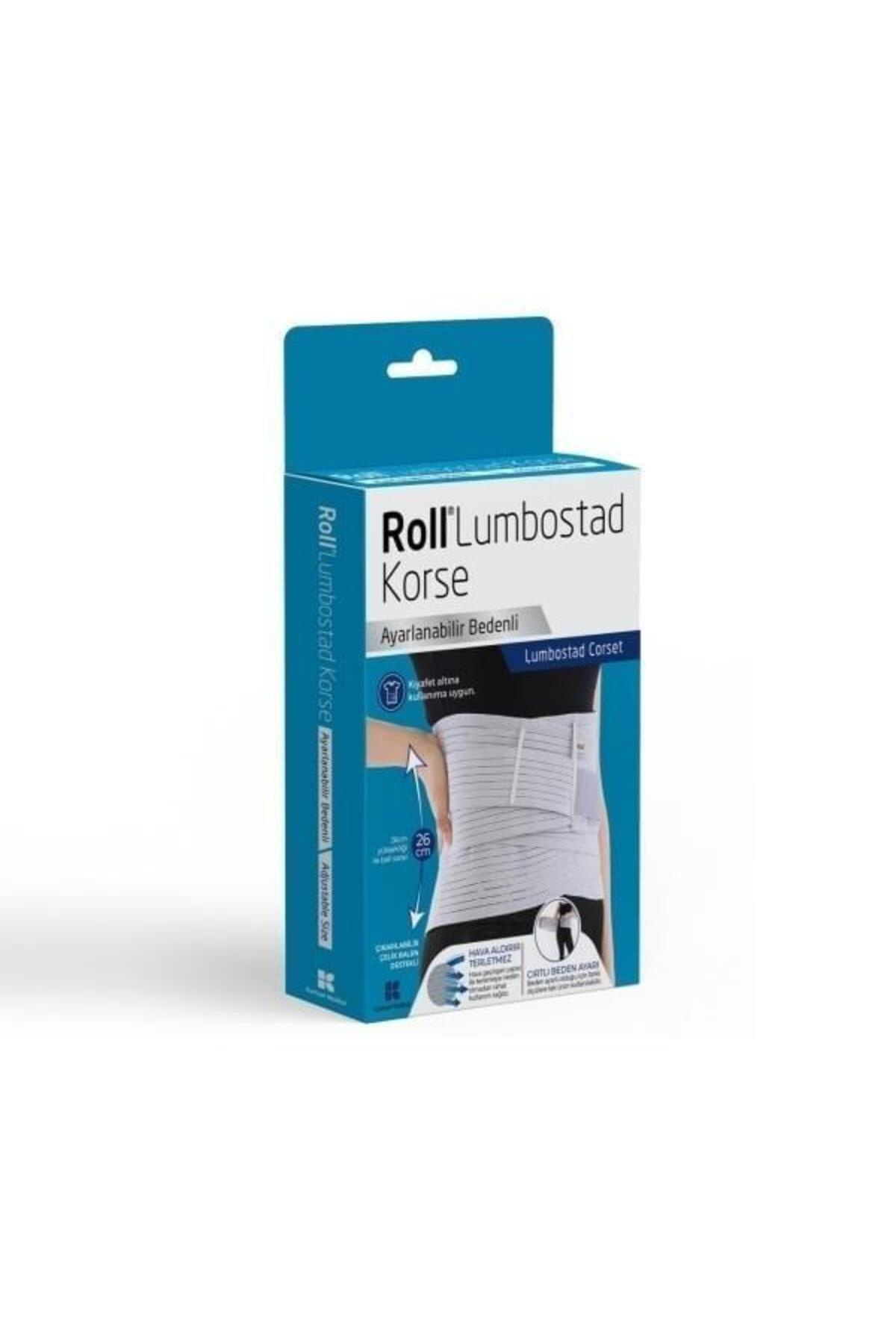 Roll Lumbostad Çelik Balen Destekli Korse( Ayarlanabilir Bedenli )