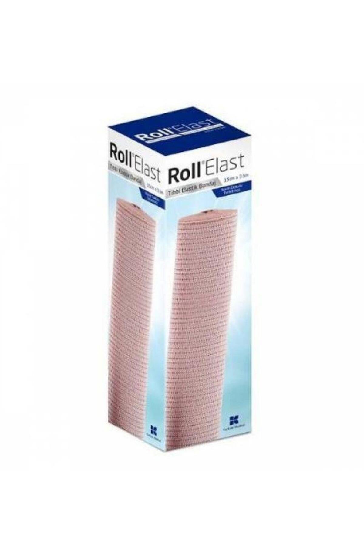 RollElast Tıbbi Elastik Bandaj 15 Cm X 3.5 M Ten Rengi