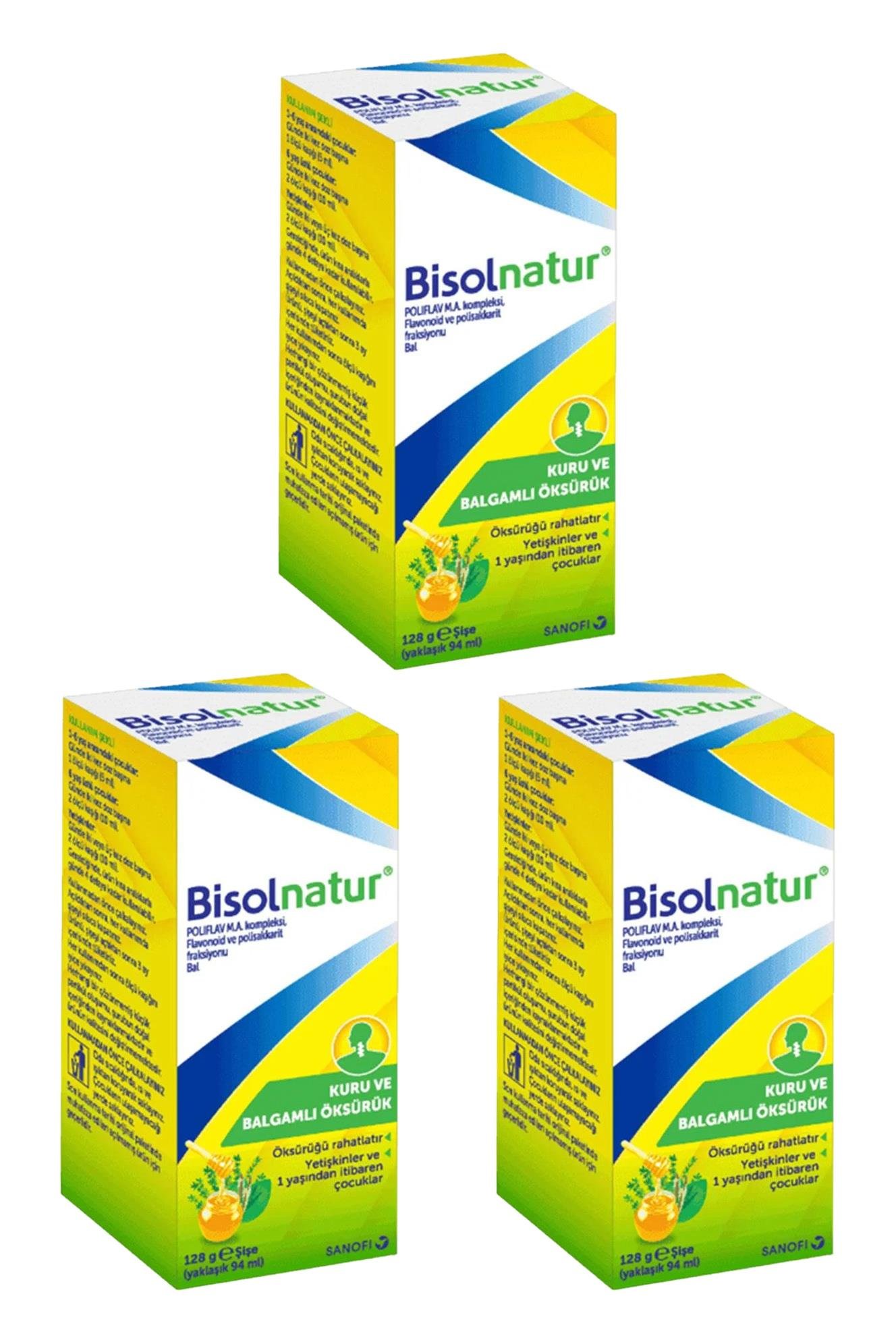 SanofiBisolnatur Bitkisel Şurup 128 gr 3'lüBisolnatur Bitkisel Şurup 128 gr Fiyatı ve Özellikleri | Mutlufiyatlar