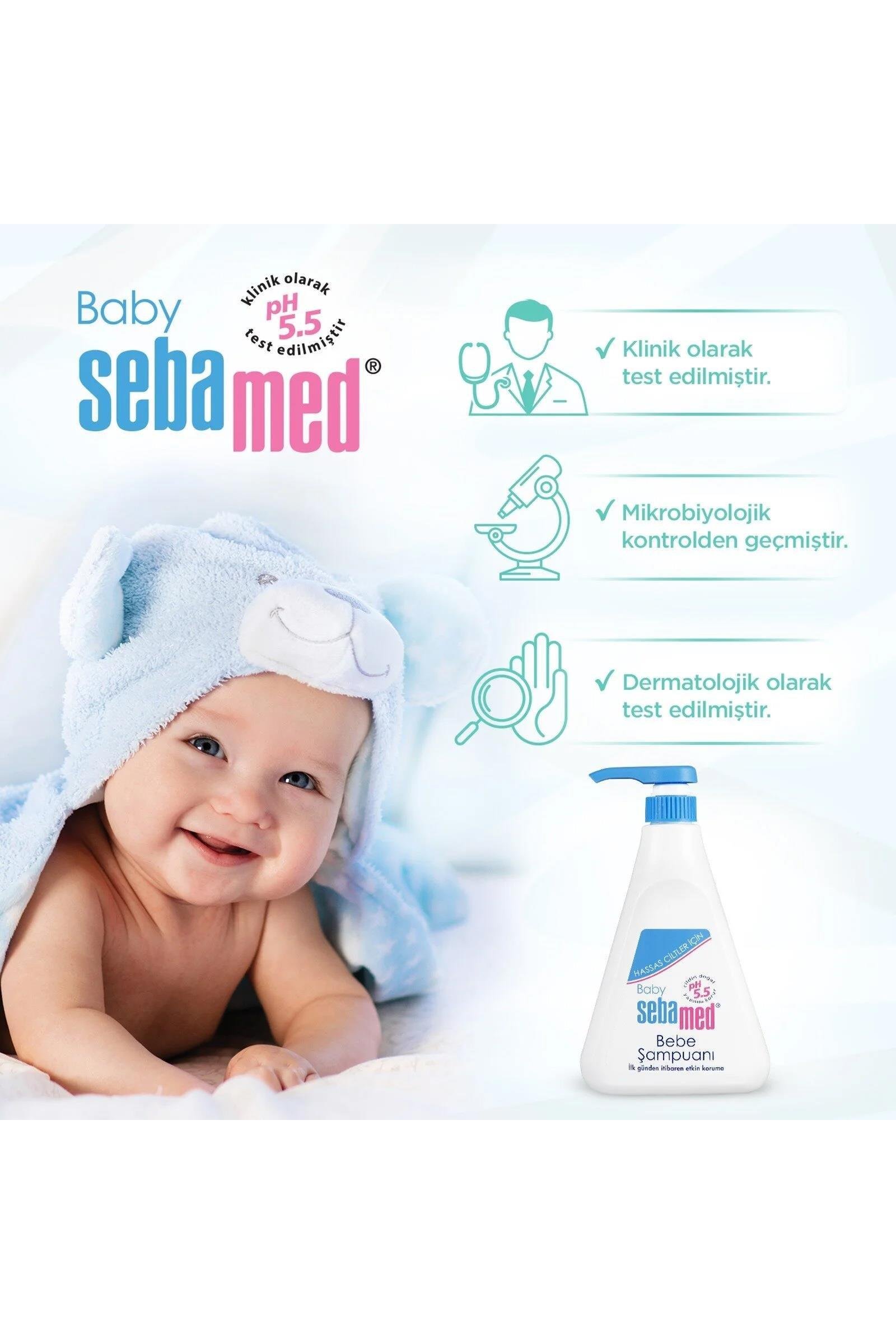 SebamedSebamed Baby Bebek Şampuanı pH 5.5 500 ml 4'lüSebamed Baby pH 5.5 Göz Yakmayan Formül Nemlendirici Etkili Papatya Özütlü Bebek Şampuanı 500 ml | Hızlı Kargo & Güvenli Alışveriş
