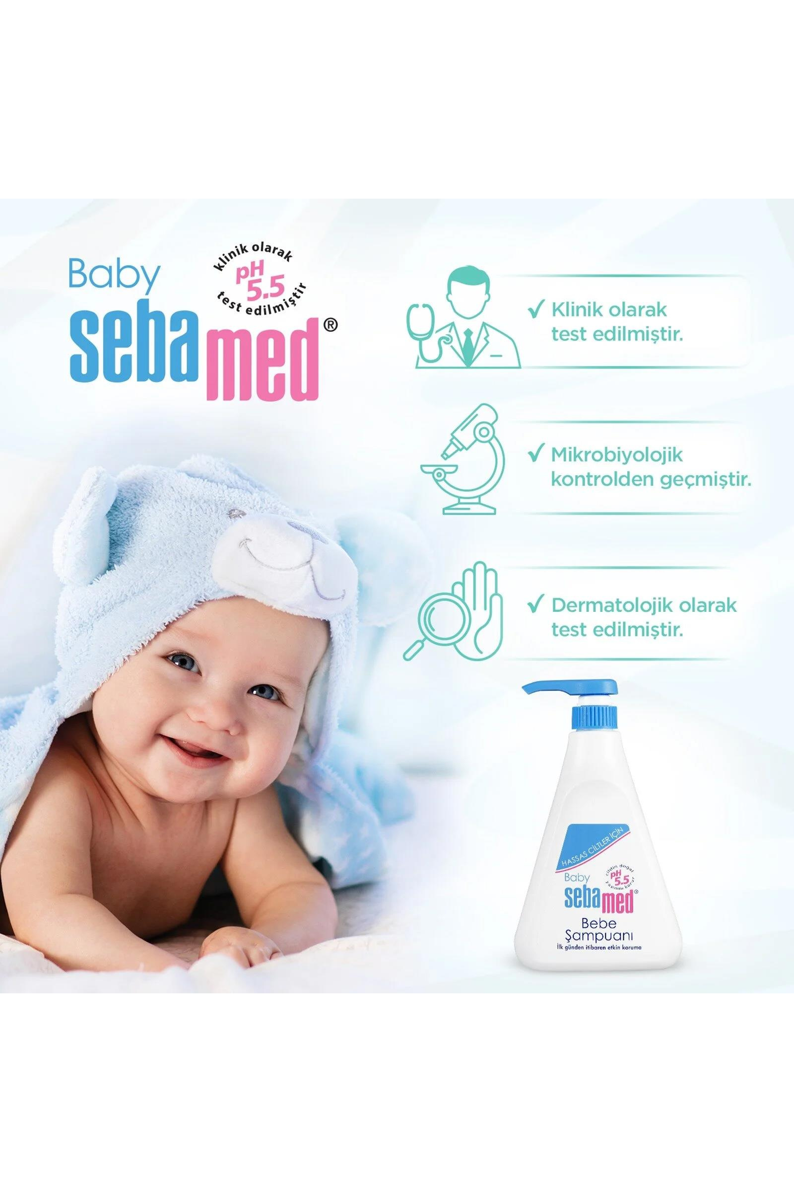 SebamedSebamed Baby Bebek Şampuanı pH 5.5 500 mlSebamed Baby pH 5.5 Göz Yakmayan Formül Nemlendirici Etkili Papatya Özütlü Bebek Şampuanı 500 ml | Hızlı Kargo & Güvenli Alışveriş