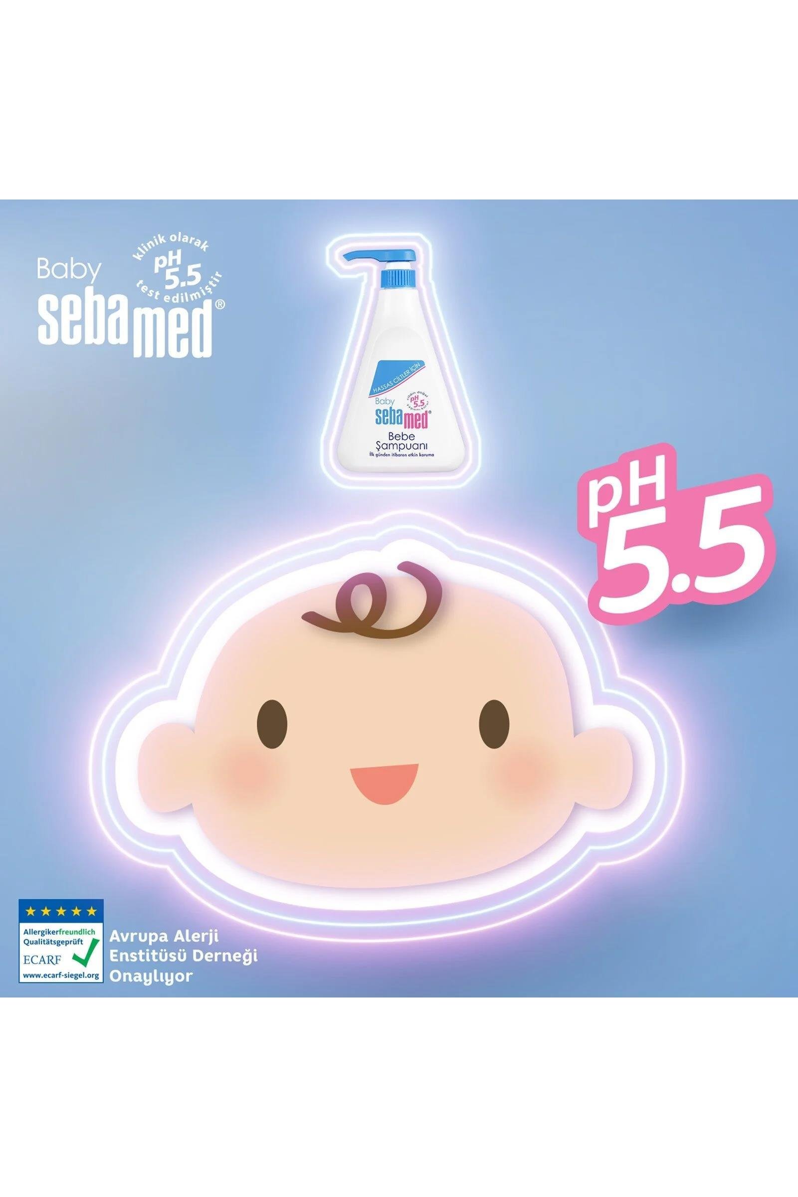 SebamedSebamed Baby Bebek Şampuanı pH 5.5 500 ml 2'liSebamed Baby pH 5.5 Göz Yakmayan Formül Nemlendirici Etkili Papatya Özütlü Bebek Şampuanı 500 ml | Hızlı Kargo & Güvenli Alışveriş
