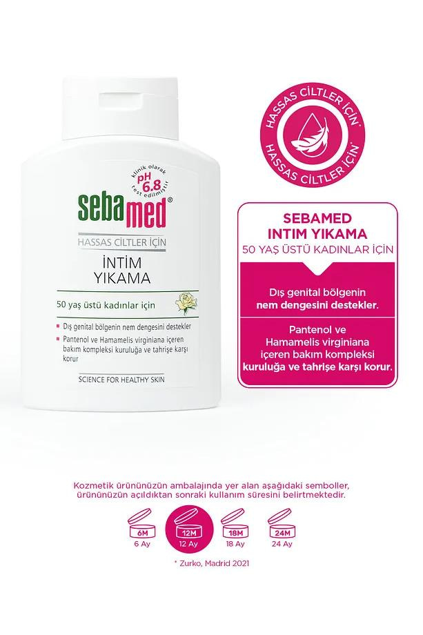 SebamedSebamed Hassas Ciltler İçin Menopoz Sonrası İntim Yıkama PH 6,8 200 mlSebamed Menopoz İntim Temizleyici 200 ml | Hassas Ciltler İçin