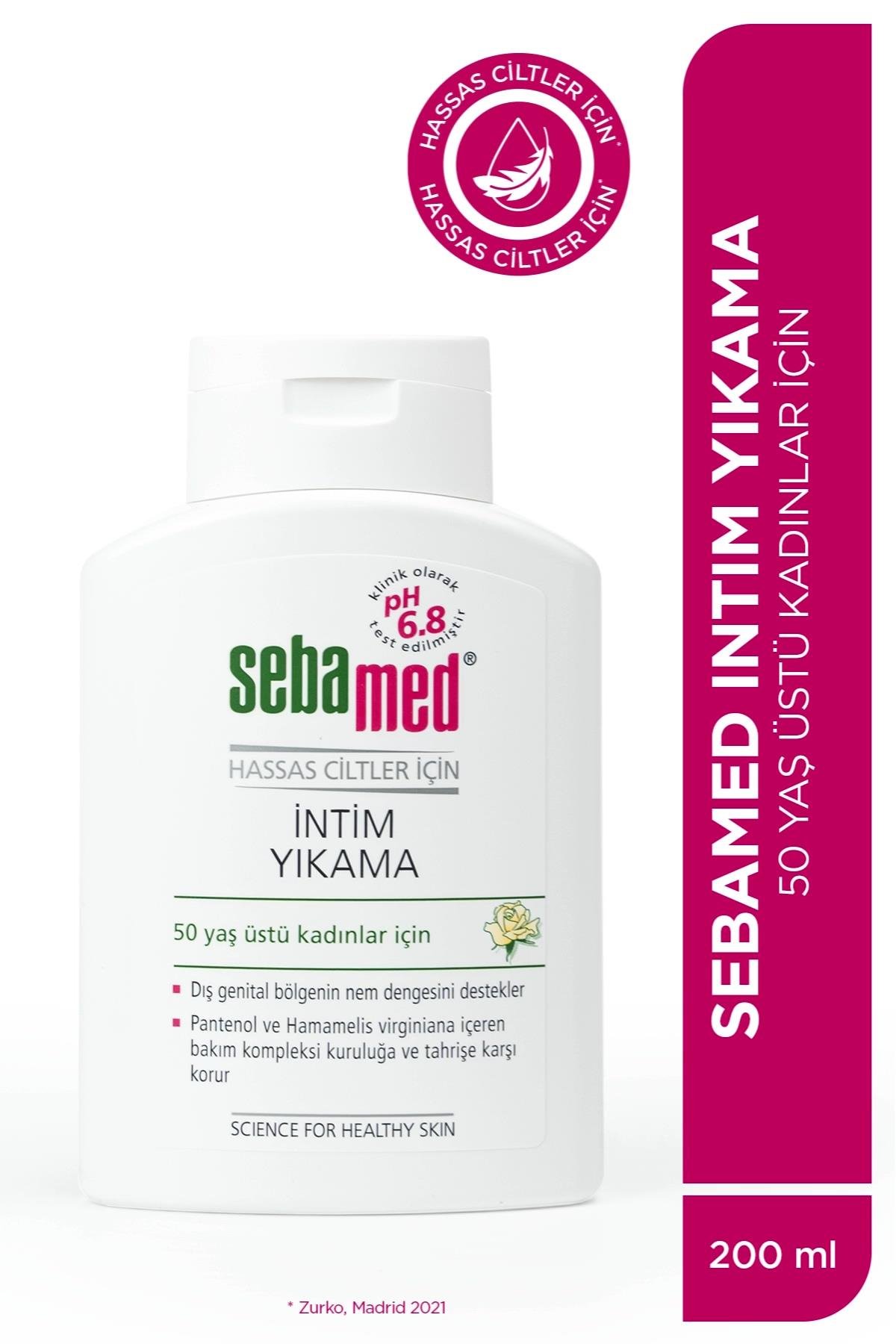 SebamedSebamed Hassas Ciltler İçin Menopoz Sonrası İntim Yıkama PH 6,8 200 mlSebamed Menopoz İntim Temizleyici 200 ml | Hassas Ciltler İçin
