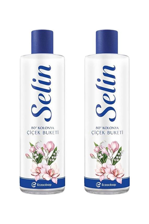SelinSelin Çiçek Buketi Kolonya Pet Şişe 400 ml 2'liSelin Çiçek Buketi Kolonyası 400 ml | Ferahlatıcı Pet Şişe