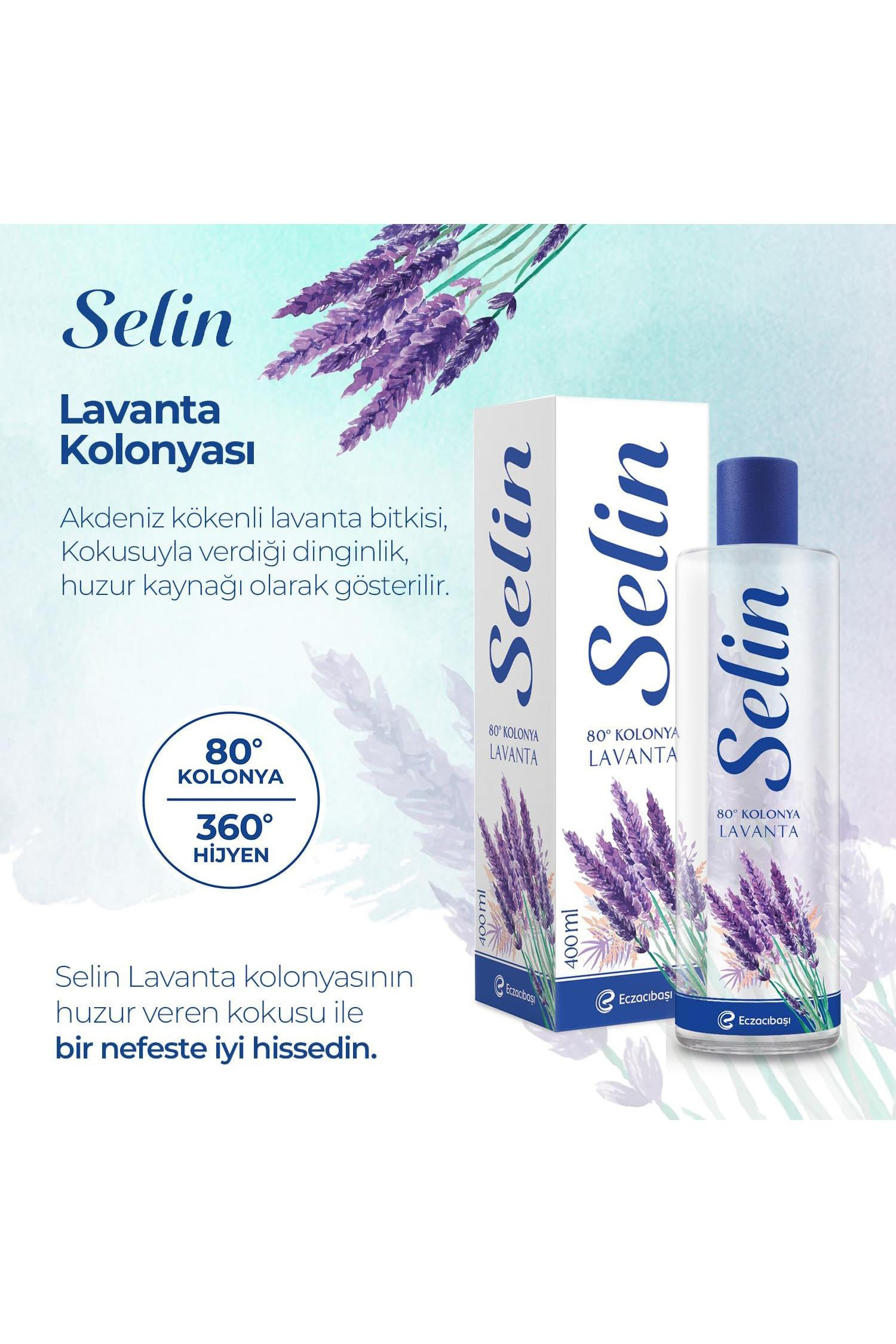 SelinSelin Lavanta Kolonya Pet Şişe 400 mlSelin Lavanta Kolonyası 400 ml | Rahatlatıcı Etki