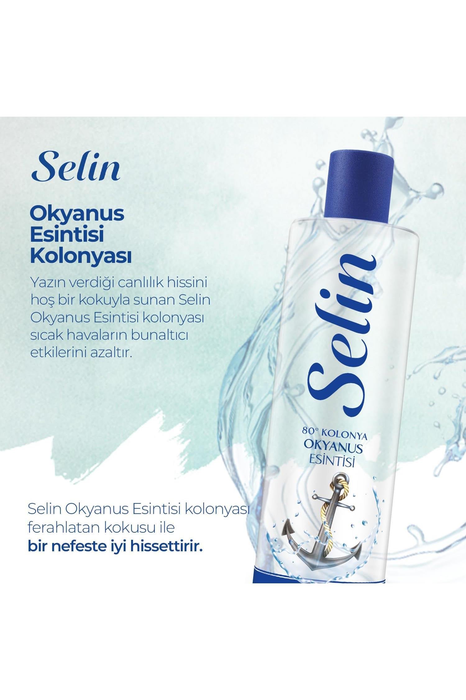 SelinSelin Okyanus Esintisi Kolonya Pet Şişe 400 mlSelin Okyanus Esintisi Kolonya 400 ml | Deniz Ferahlığı
