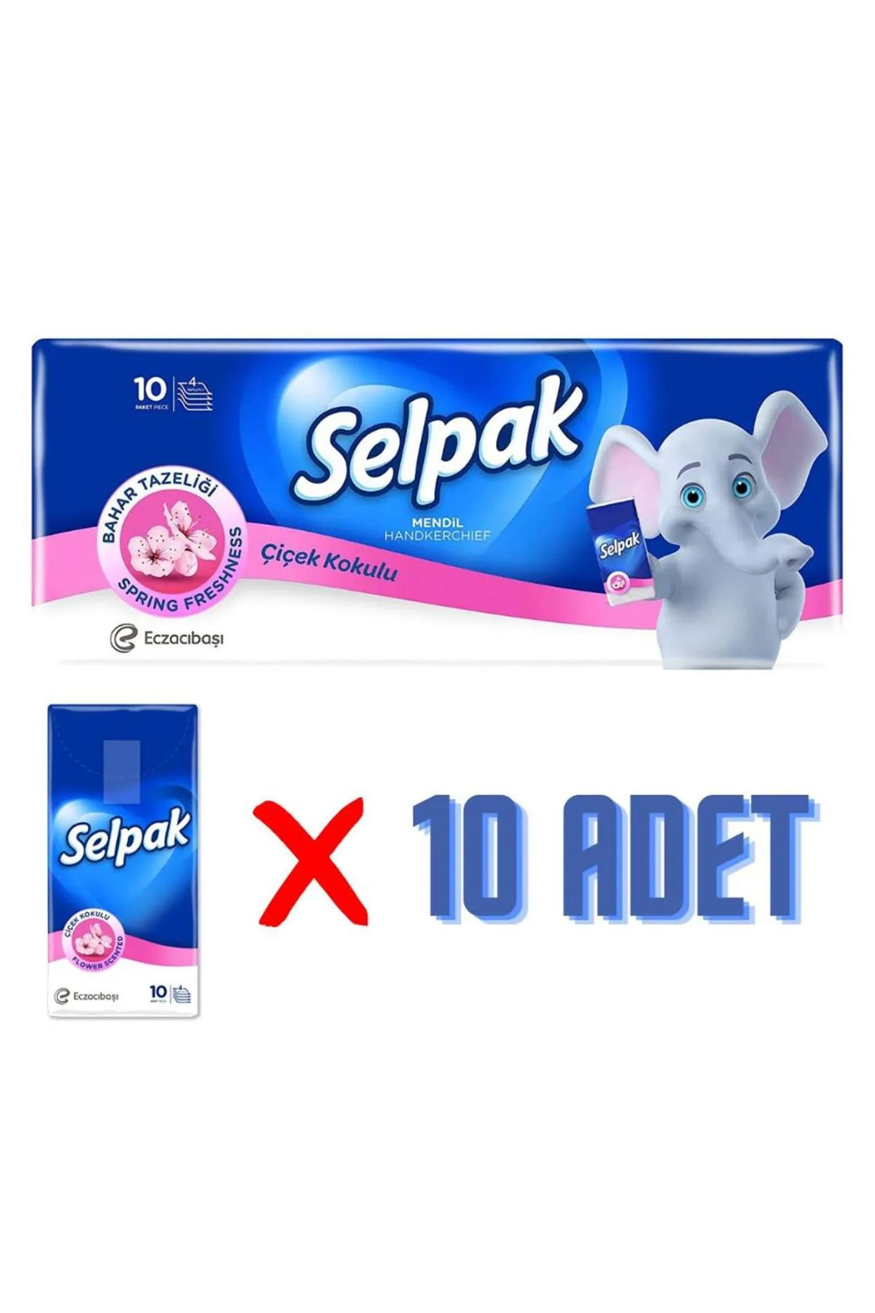 SelpakSelpak Mendil Çiçek Kokulu 10 PaketSelpak Mendil Bahar 10lu - 10 Adet Fiyatı ve Özellikleri | Mutlufiyatlar