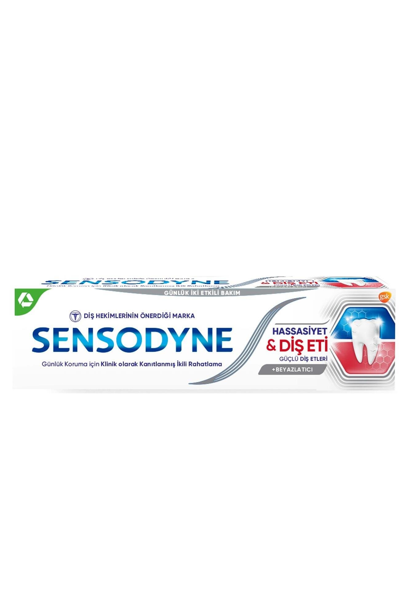SensodyneSensodyne Hassasiyet & Diş Eti Beyazlatıcı Diş Macunu 75 mlSensodyne Orijinal Ürün | Hızlı Kargo | Güvenli Alışveriş