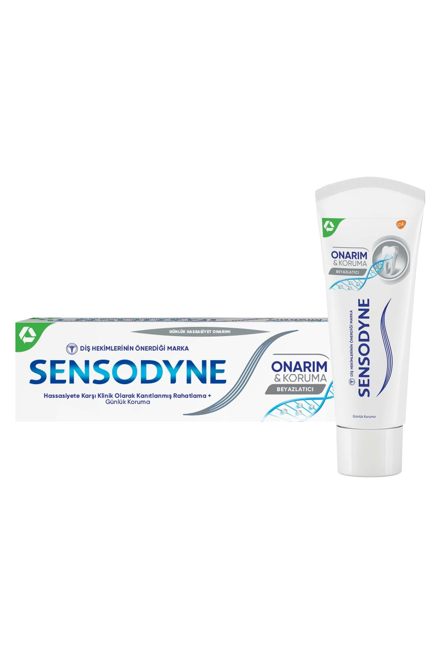 SensodyneSensodyne Onarım ve Koruma Diş Macunu 75 mlSensodyne Onarım Ve Koruma Diş Macunu 75 ml Fiyatı ve Özellikleri | Mutlufiyatlar