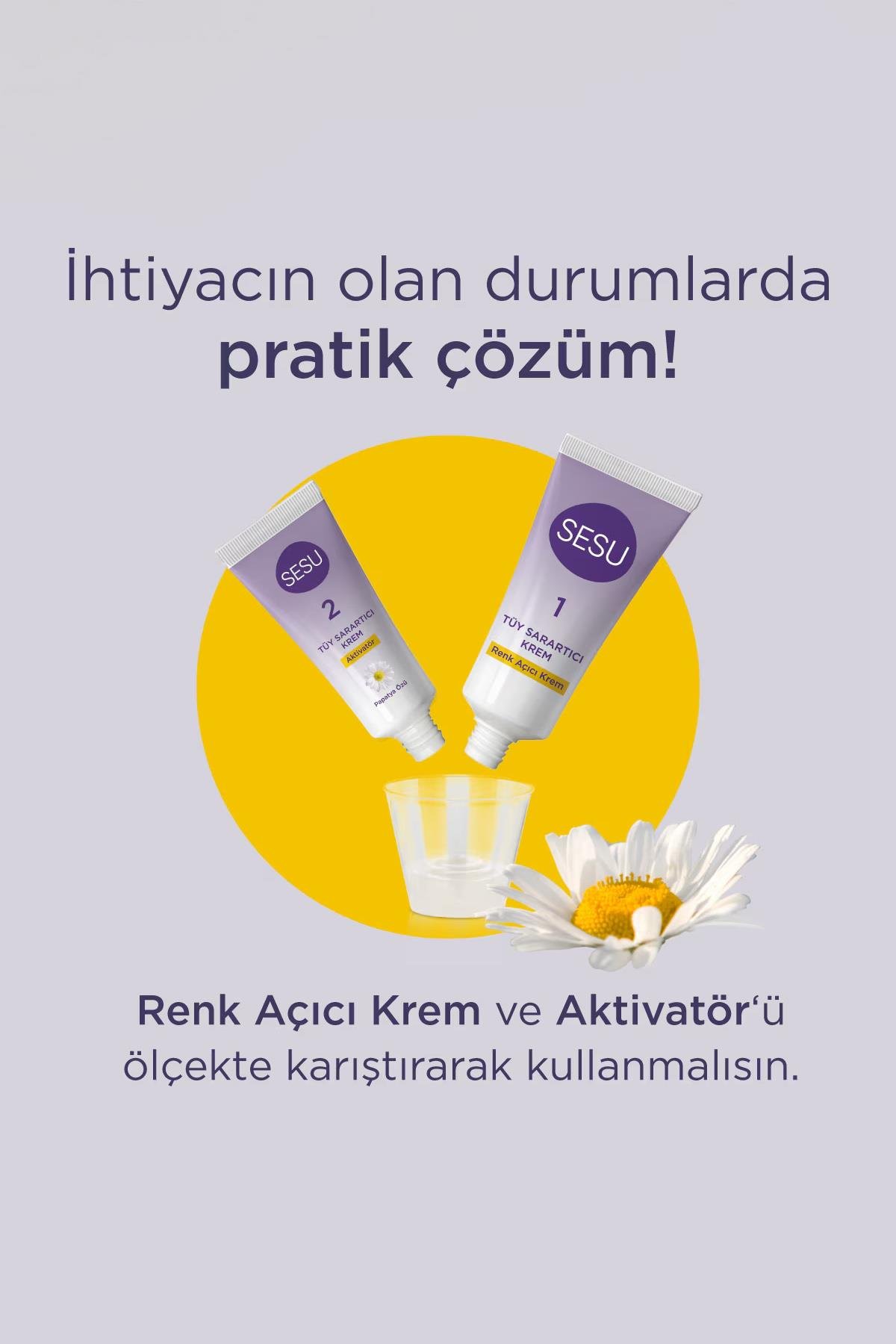 SesuSesu Tüy Sarartıcı Krem 35 gr +18 grSesu Tüy Sarartıcı Krem 35 gr +18 gr Fiyatı ve Özellikleri | Mutlufiyatlar