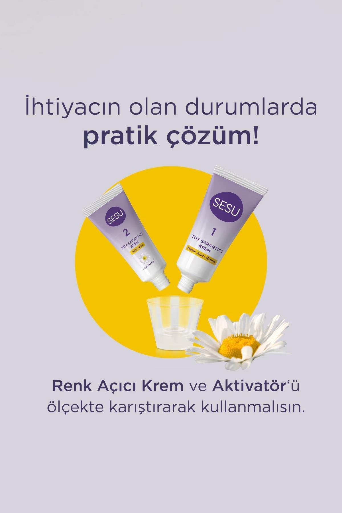 SesuSesu Tüy Sarartıcı Krem 35 gr +18 gr 10'luSesu Tüy Sarartıcı Krem 35 gr +18 gr Fiyatı ve Özellikleri | Mutlufiyatlar