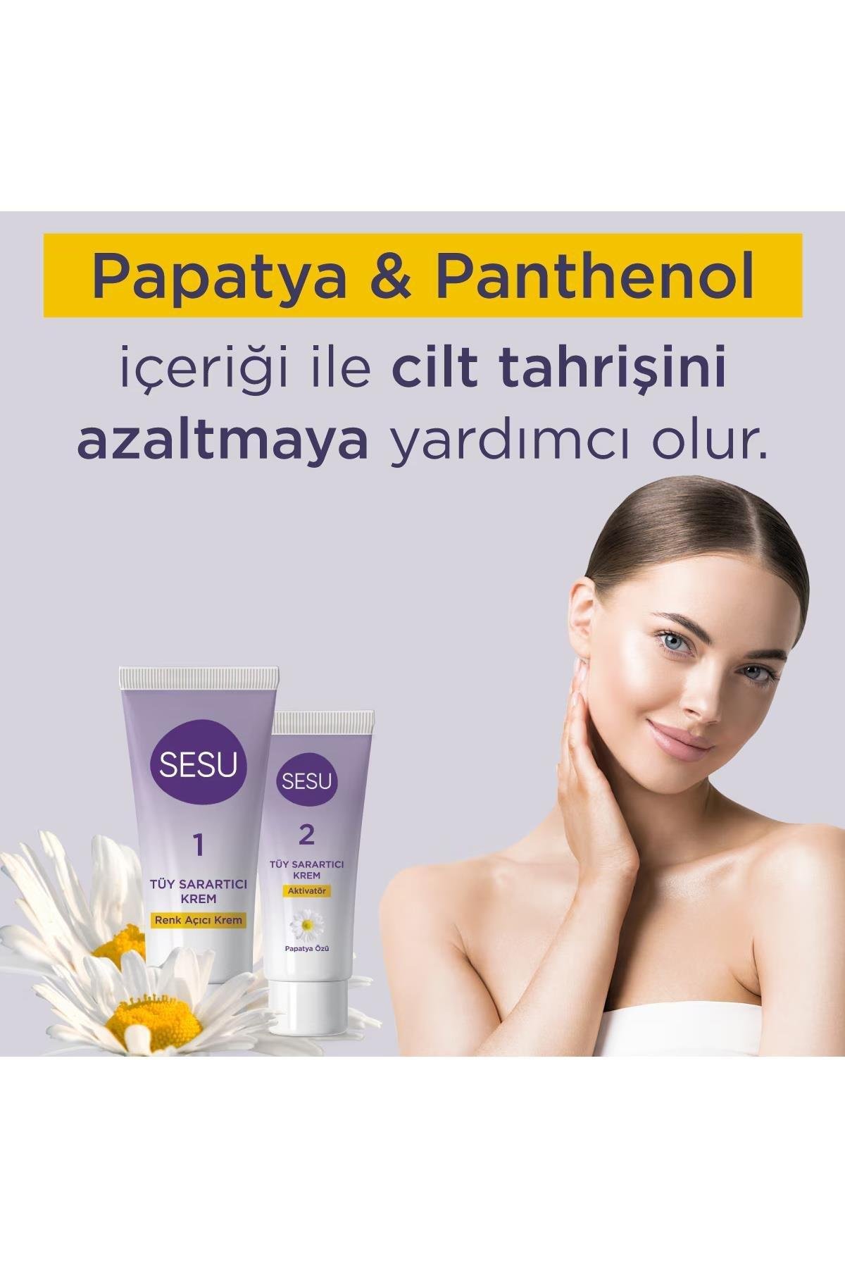 SesuSesu Tüy Sarartıcı Krem 35 gr +18 gr 2'liSesu Tüy Sarartıcı Krem 35 gr +18 gr Fiyatı ve Özellikleri | Mutlufiyatlar