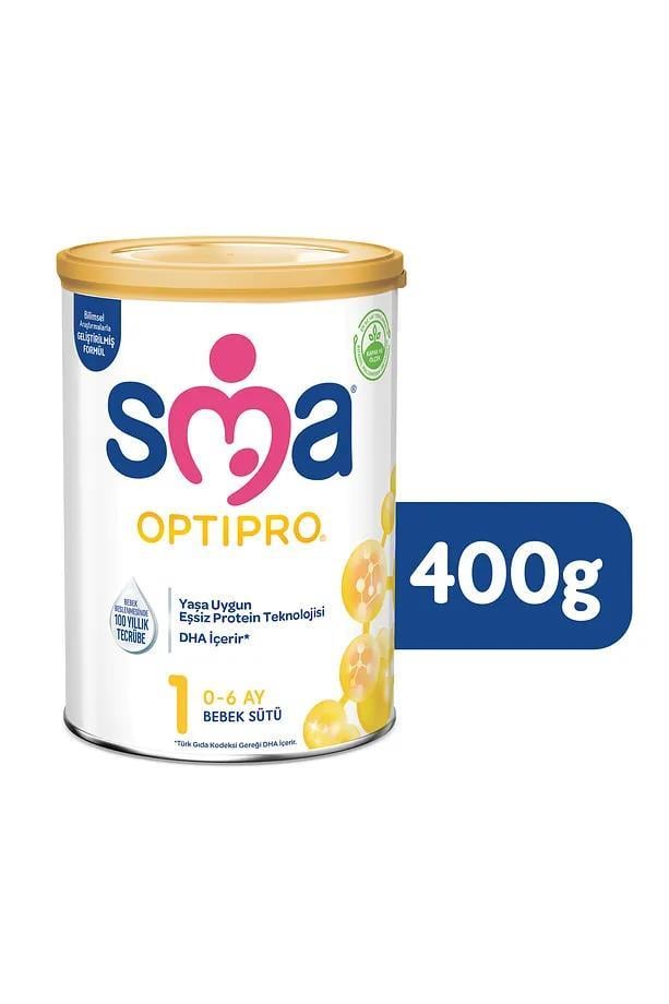 SMASMA Optipro 1 0-6 Ay Bebek Sütü 1 Paket 400 G 4'lüSMA Optipro 1 0-6 Ay Bebek Sütü 1 Paket (1 X 400 G) | Hızlı Kargo & Orijinal Ürün