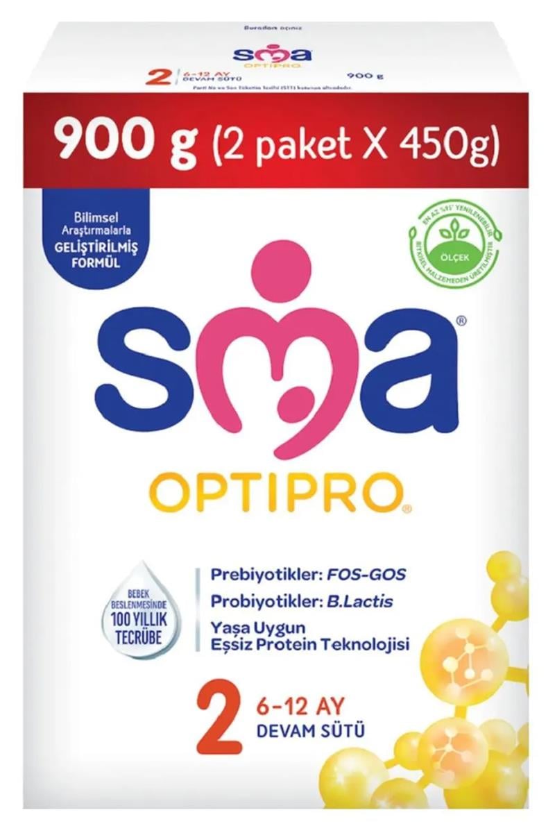 SMASMA Optipro 2 Probiyotik Devam Sütü 6-12 Ay 900 grSMA Optipro 2 Probiyotik Devam Sütü 900 gr | Hızlı Kargo & Güvenli Alışveriş
