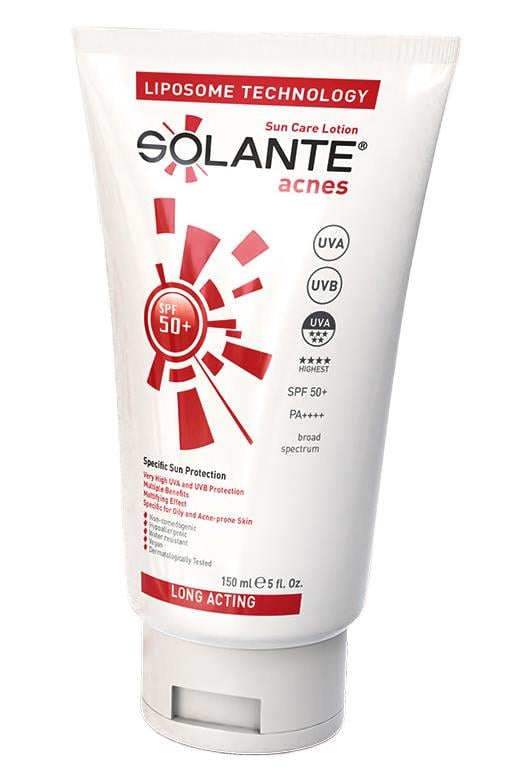 SolanteSolante Acnes Güneş Losyonu SPF 50+ 150 mlSolante Acnes Losyon SPF50 150 ml Fiyatı ve Özellikleri | Mutlufiyatlar