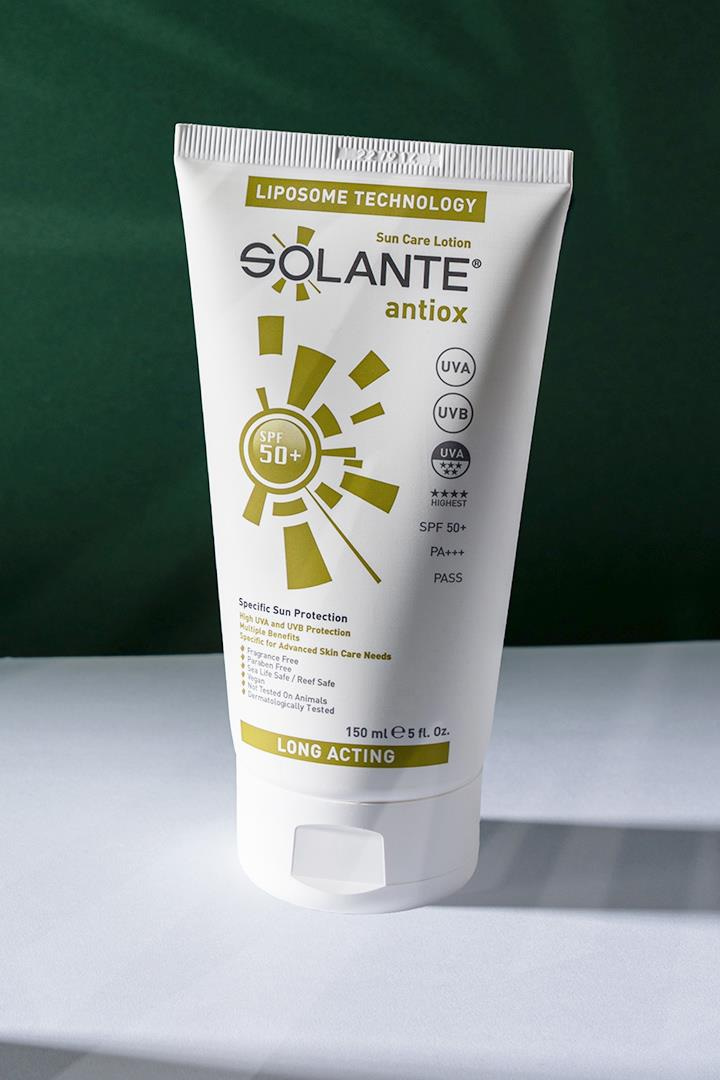 SolanteSolante Antiox Güneş Losyonu SPF 50+ 150 mlSolante Antiox SPF50 150 ml Fiyatı ve Özellikleri | Mutlufiyatlar