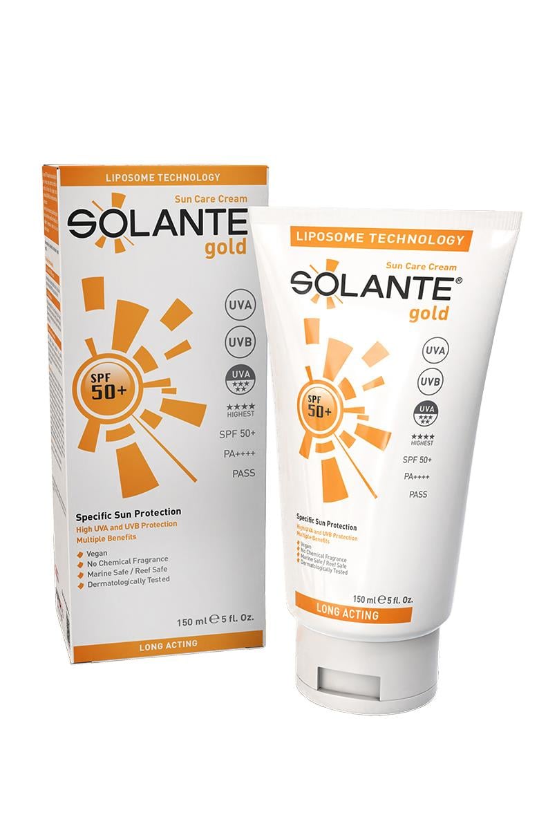 SolanteSolante Gold Güneş Kremi SPF 50+ 150 mlSolante Gold Güneş Koruyucu Krem SPF50+ 150 ml Fiyatı ve Özellikleri | Mutlufiyatlar