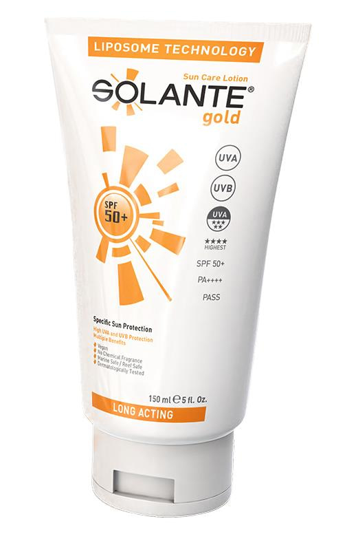 SolanteSolante Gold Güneş Losyonu SPF 50+ 150 mlSolante Gold Güneş Koruyucu Losyon SPF50+ 150 ml Fiyatı ve Özellikleri | Mutlufiyatlar